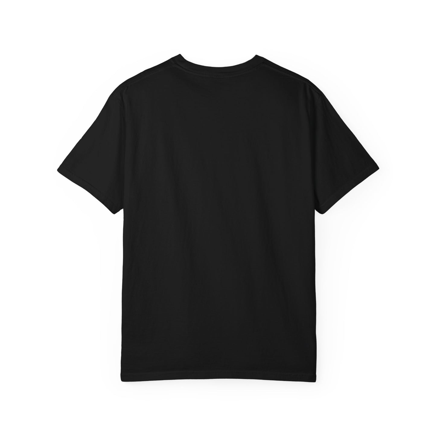 E) Shrug Sound Studio Stencil - Unisex Garment-Dyed T-Shirt