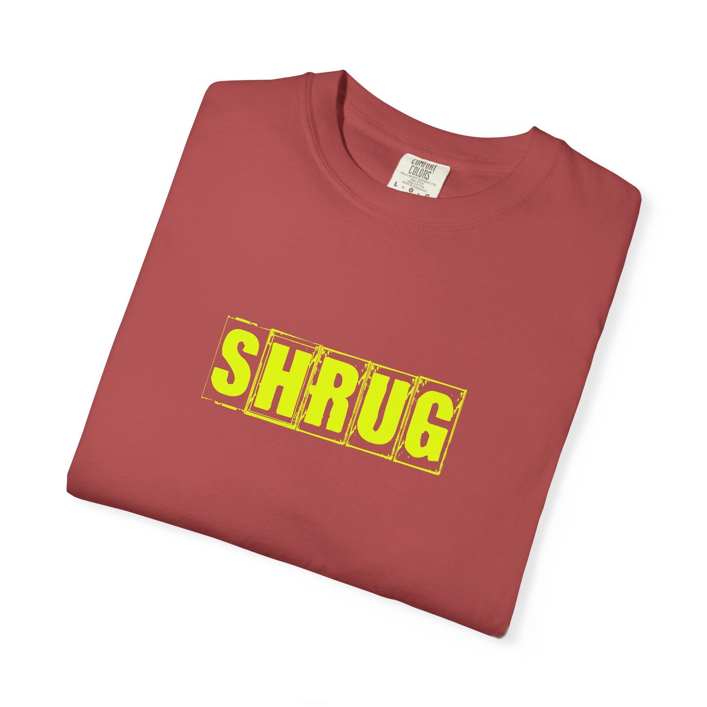 C2) SHRUG Yellow Print T-Shirt