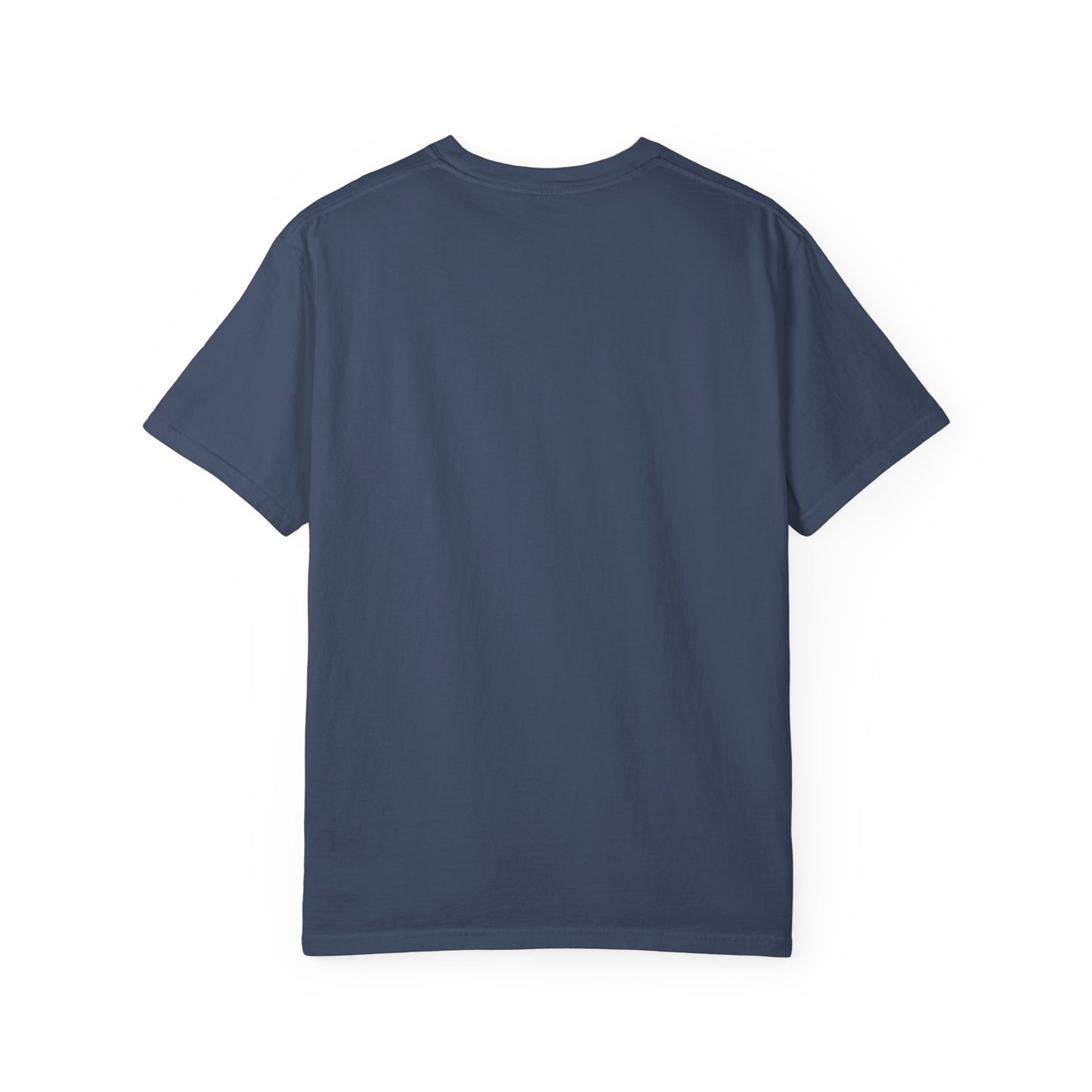 E) Shrug Sound Studio Stencil - Unisex Garment-Dyed T-Shirt