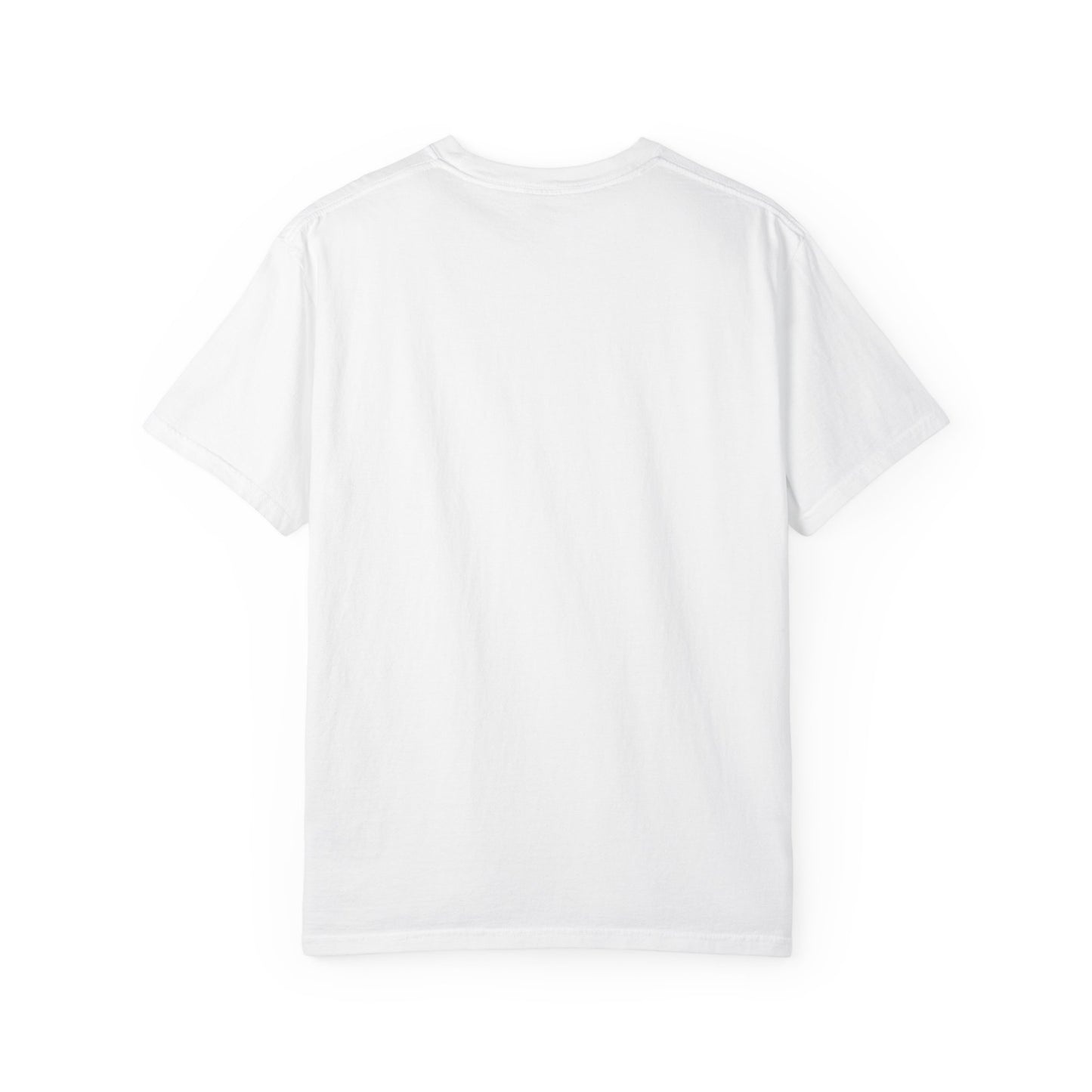E) Shrug Sound Studio Stencil - Unisex Garment-Dyed T-Shirt