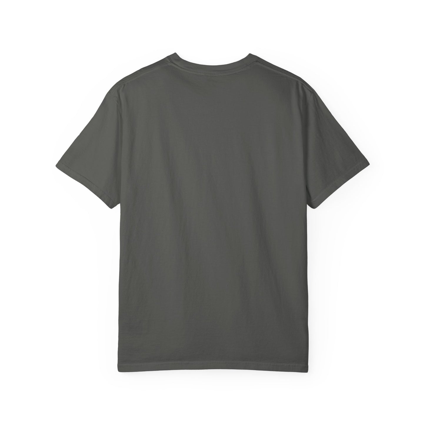 E) Shrug Sound Studio Stencil - Unisex Garment-Dyed T-Shirt