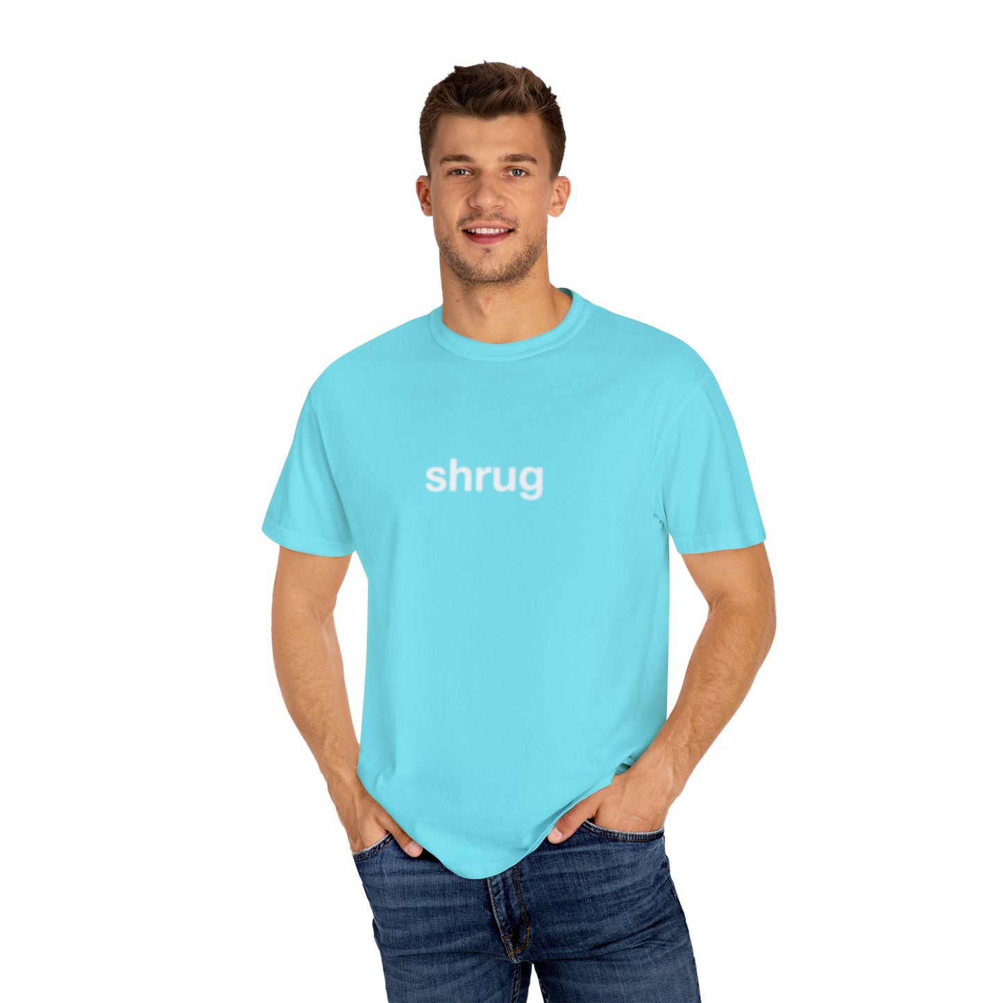 Y) Blurry Shrug T-Shirt