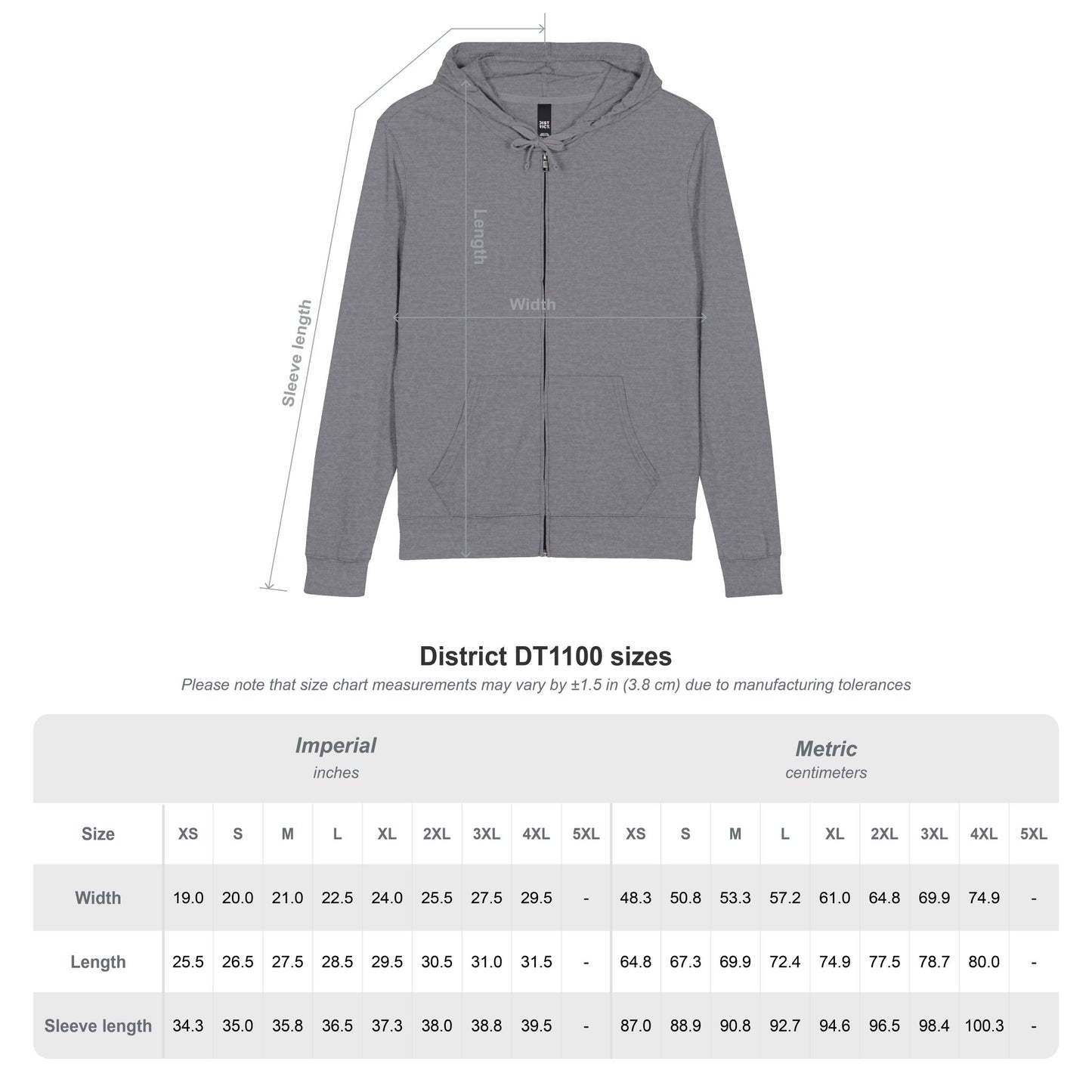 L) SHRUGGER - Lightweight Full-Zip Hoodie