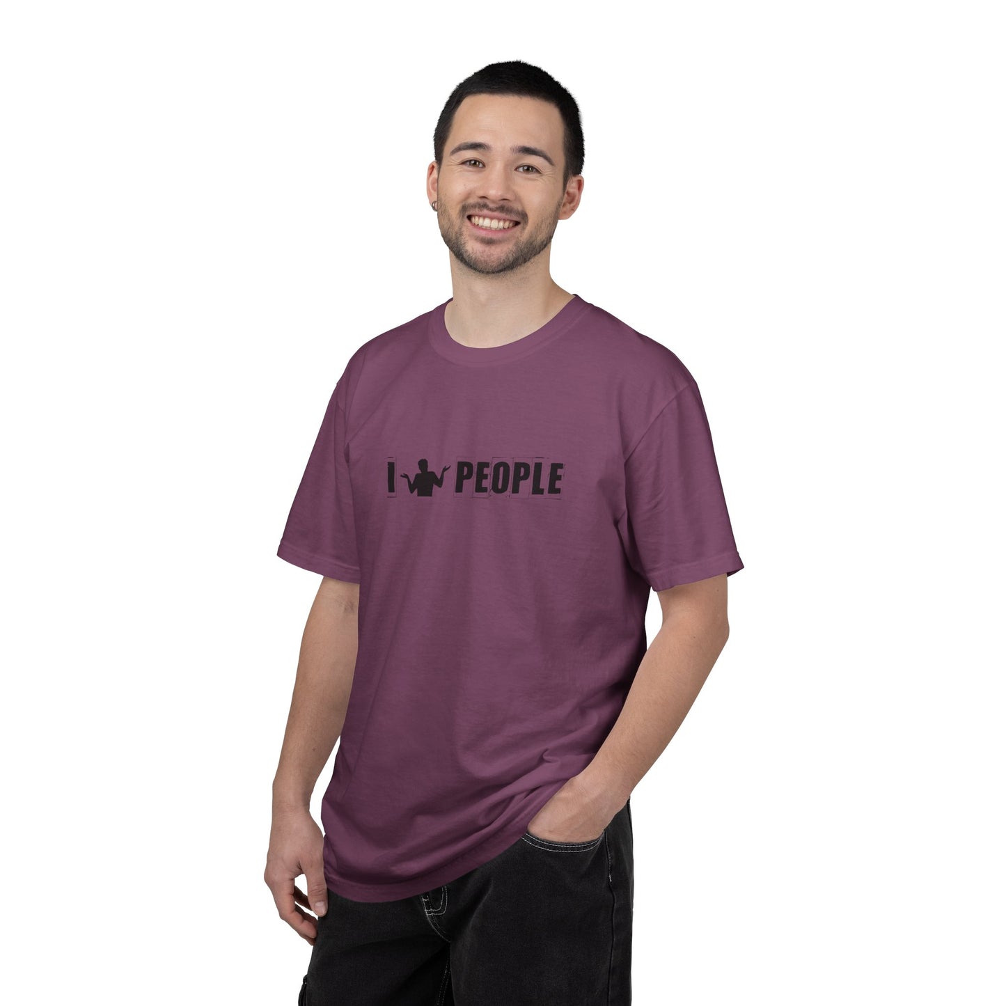 A8) I Shrug People T-Shirt — 'I (Shrug) People' Graphic Tee