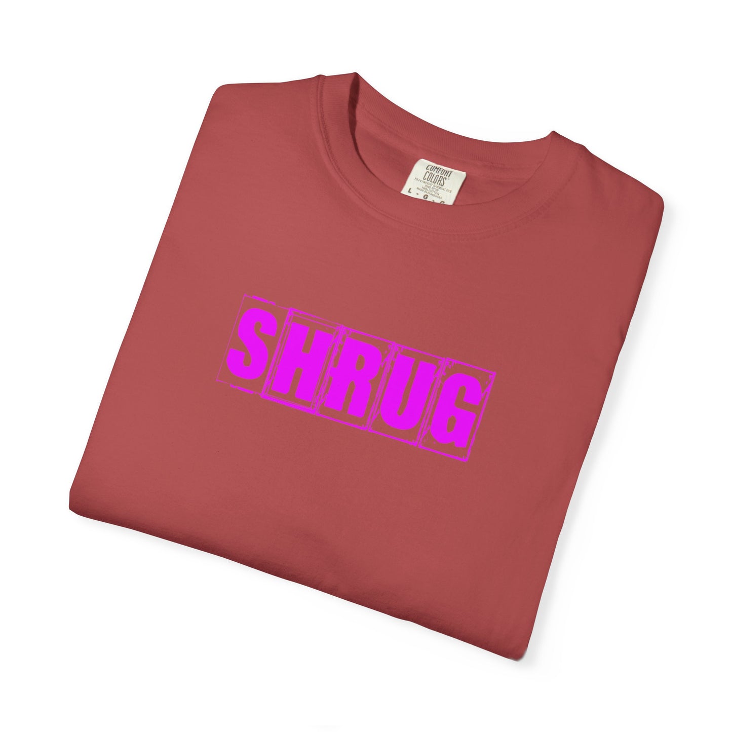 C5) SHRUG Purple Print T-shirt