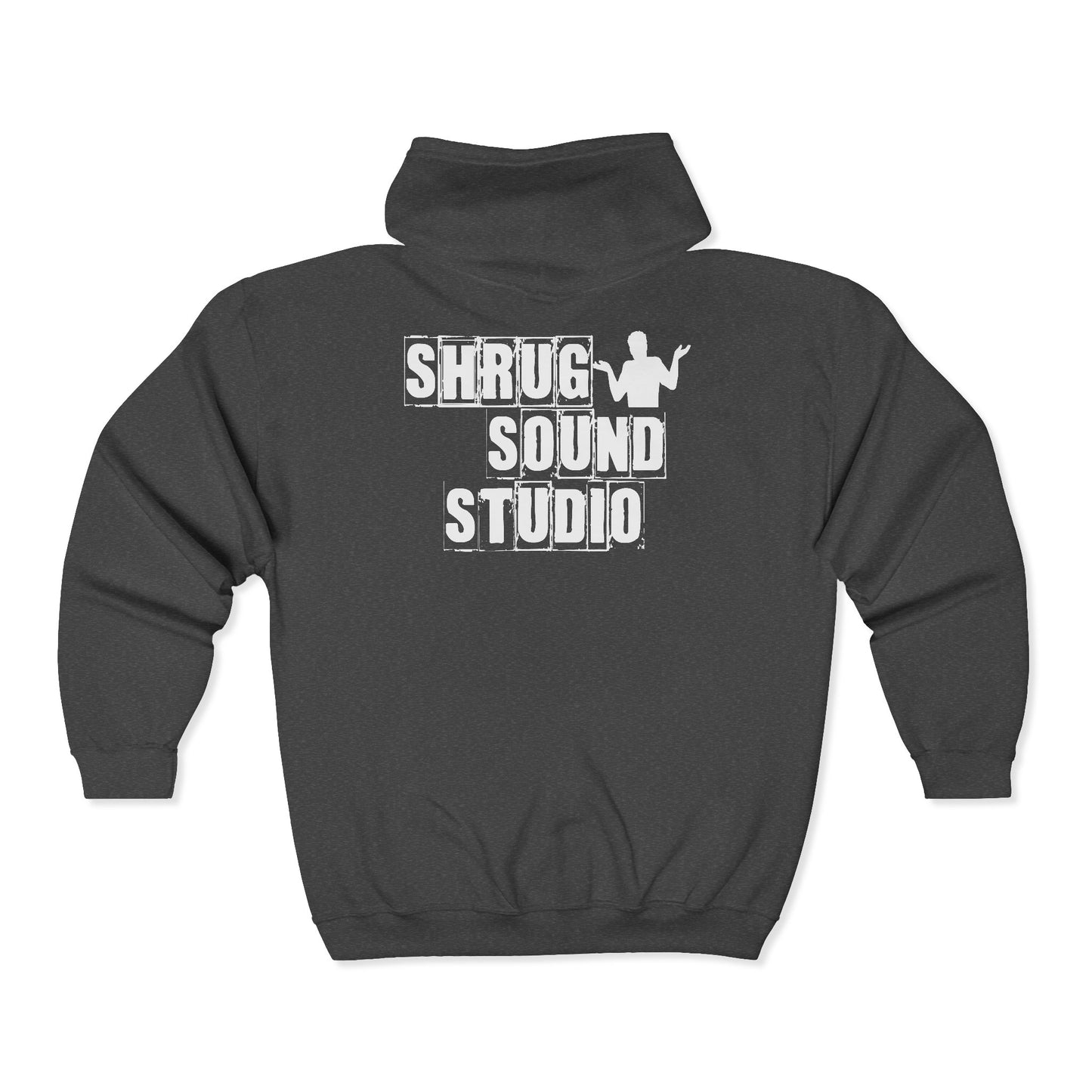 B2) Shrug Sound Studio - Unisex Heavy Blend™ Full Zip Hoodie