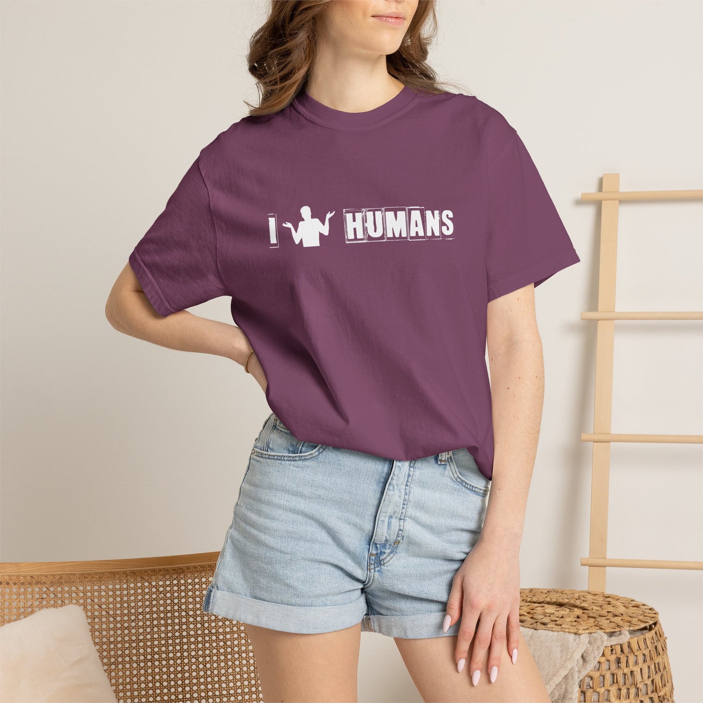 C1) I (Shrug) Humans T-Shirt