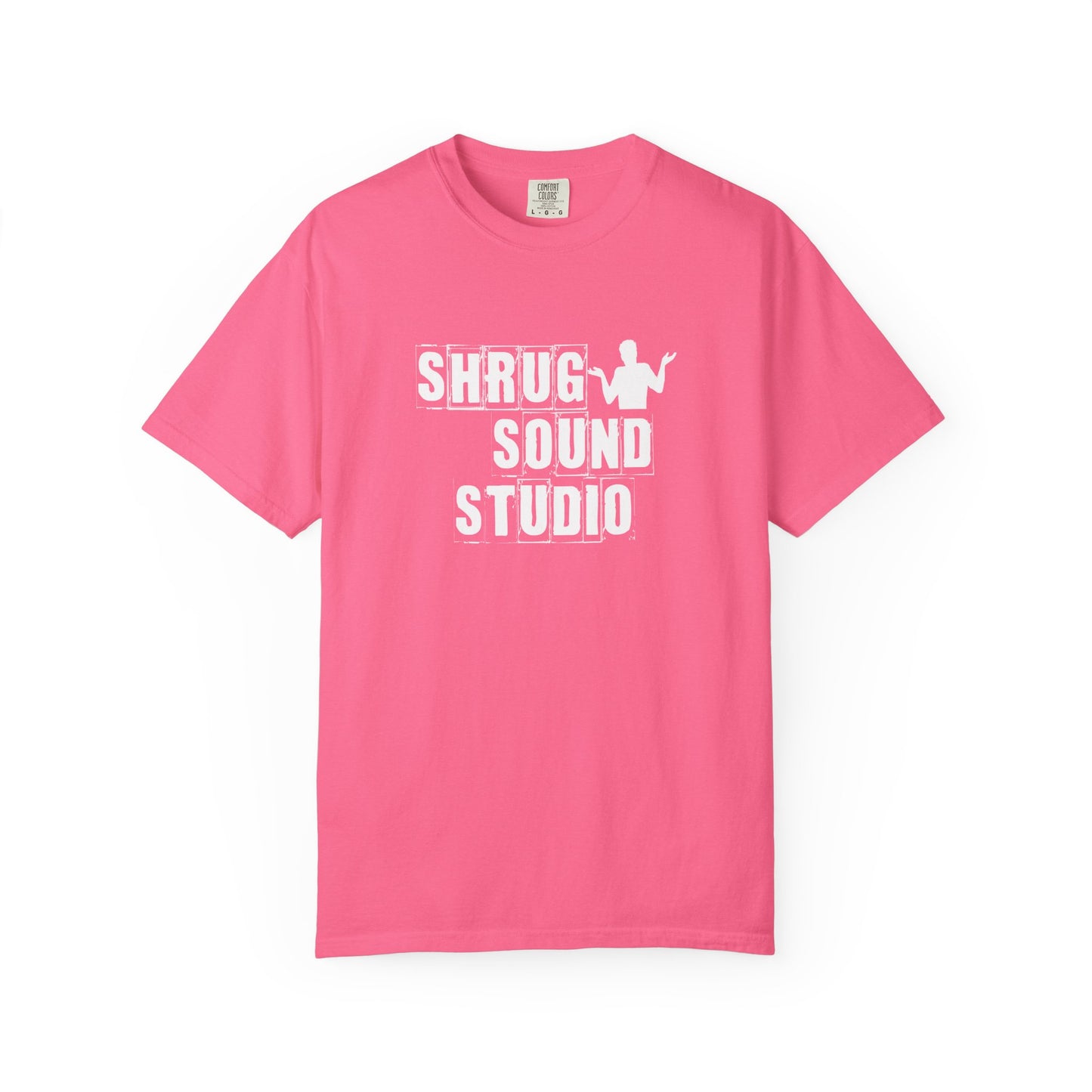 A1) Shrug Sound Studio - Unisex Garment-Dyed T-Shirt
