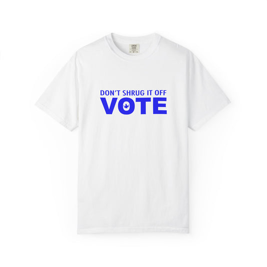 (AA) Vote T-Shirt — "Don't Shrug It Off... VOTE"