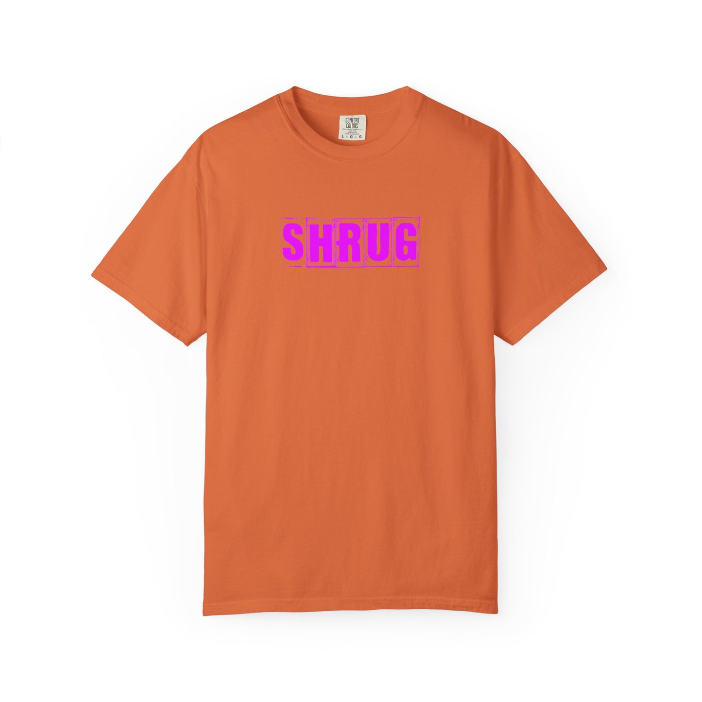 C5)  SHRUG Purple Print  T-shirt