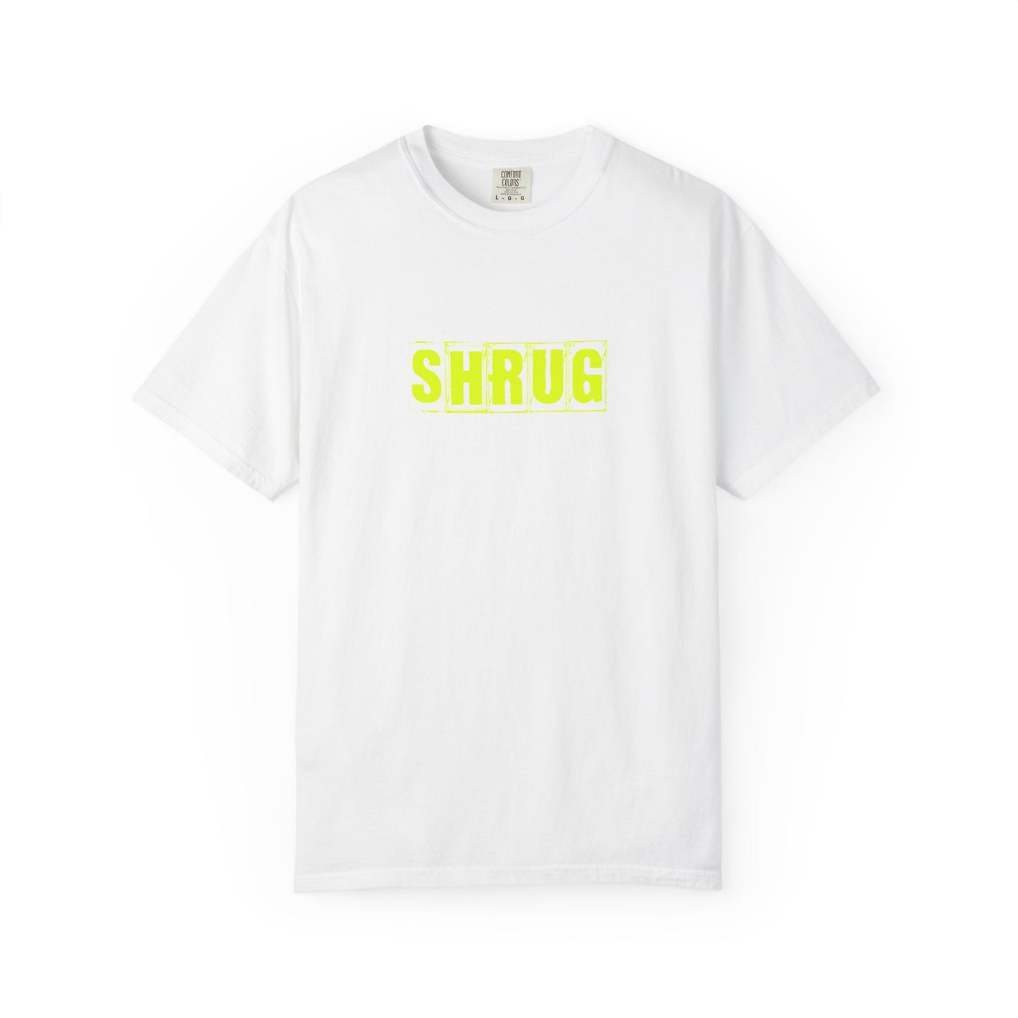 C2)  SHRUG Yellow Print  T-Shirt