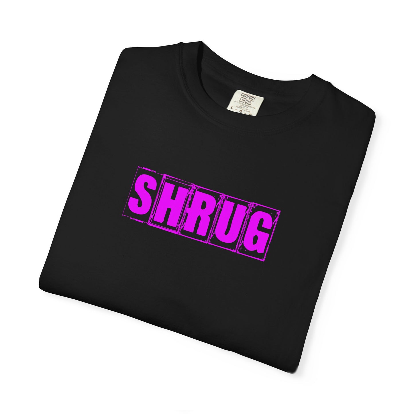 C5)  SHRUG Purple Print  T-shirt