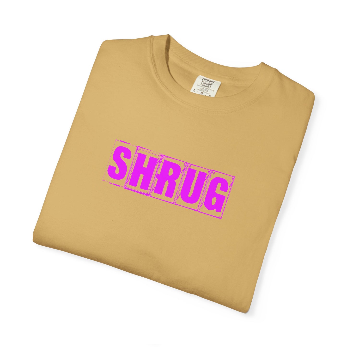 C5)  SHRUG Purple Print  T-shirt