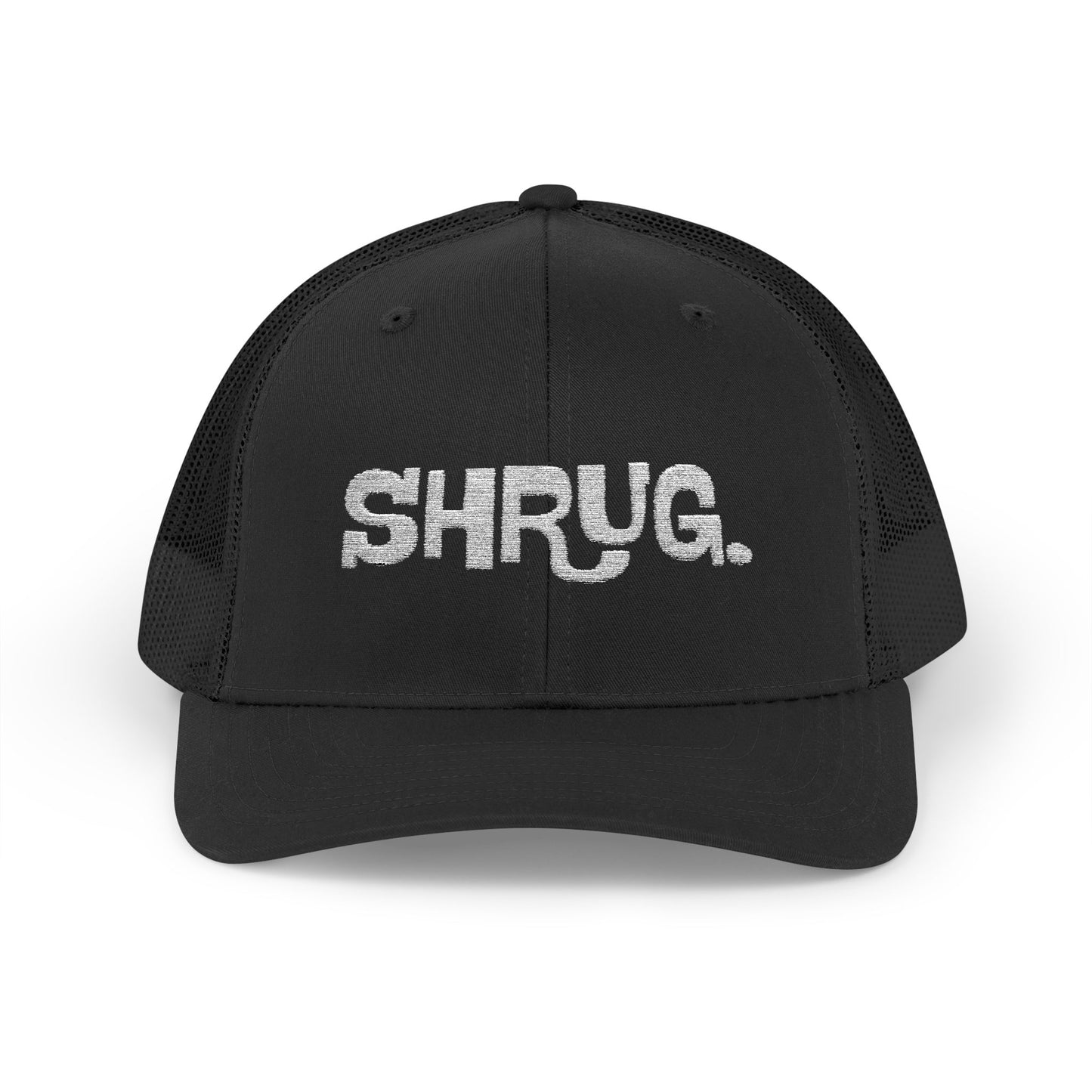 K) Shrug. Trucker Hat – Casual Snapback Mesh Cap