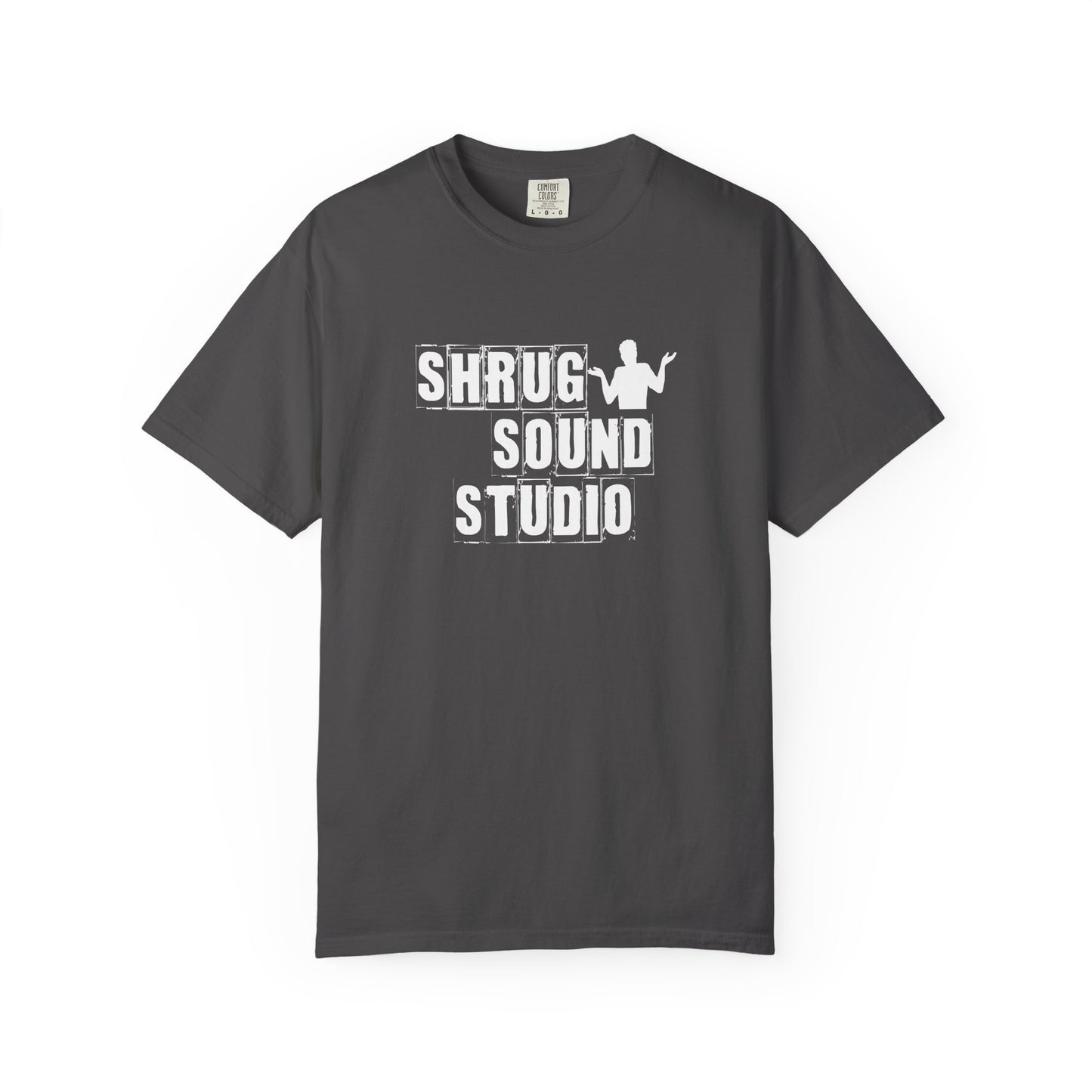 A1) Shrug Sound Studio - Unisex Garment-Dyed T-Shirt