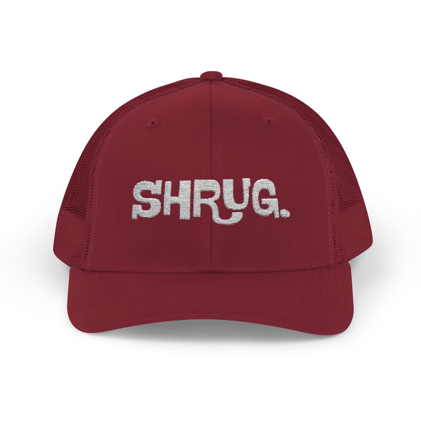 K) Shrug. Trucker Hat – Casual Snapback Mesh Cap
