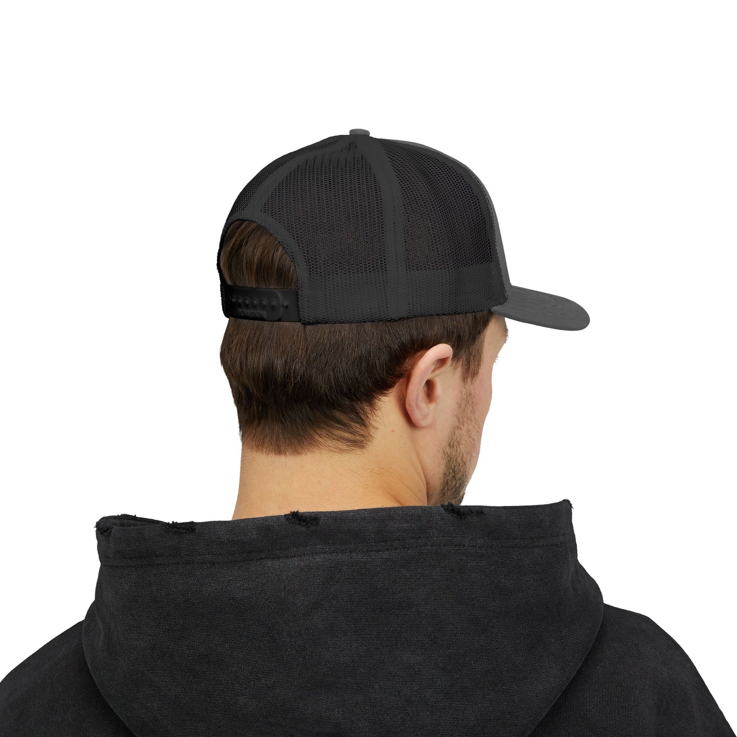 K) Shrug. Trucker Hat – Casual Snapback Mesh Cap