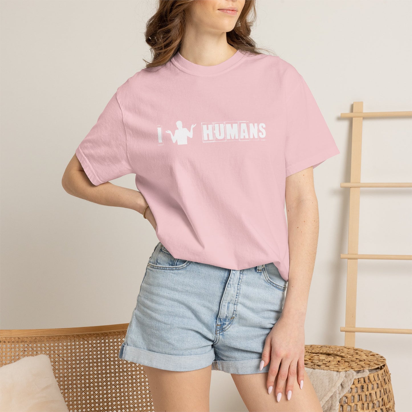 C1) I (Shrug) Humans T-Shirt