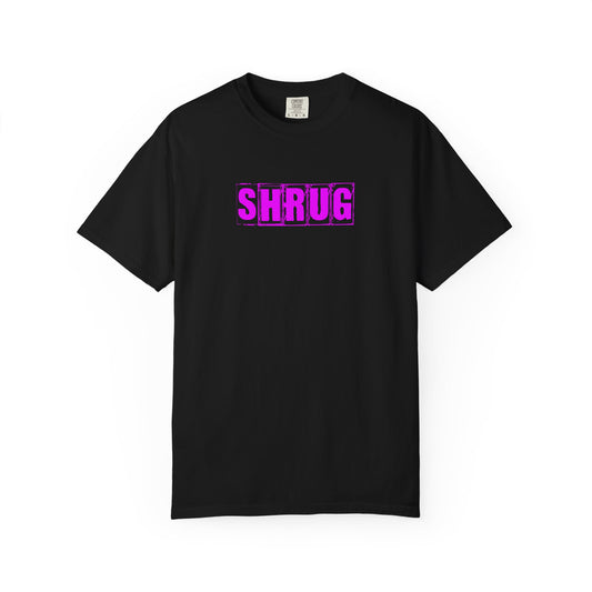 C5)  SHRUG Purple Print  T-shirt