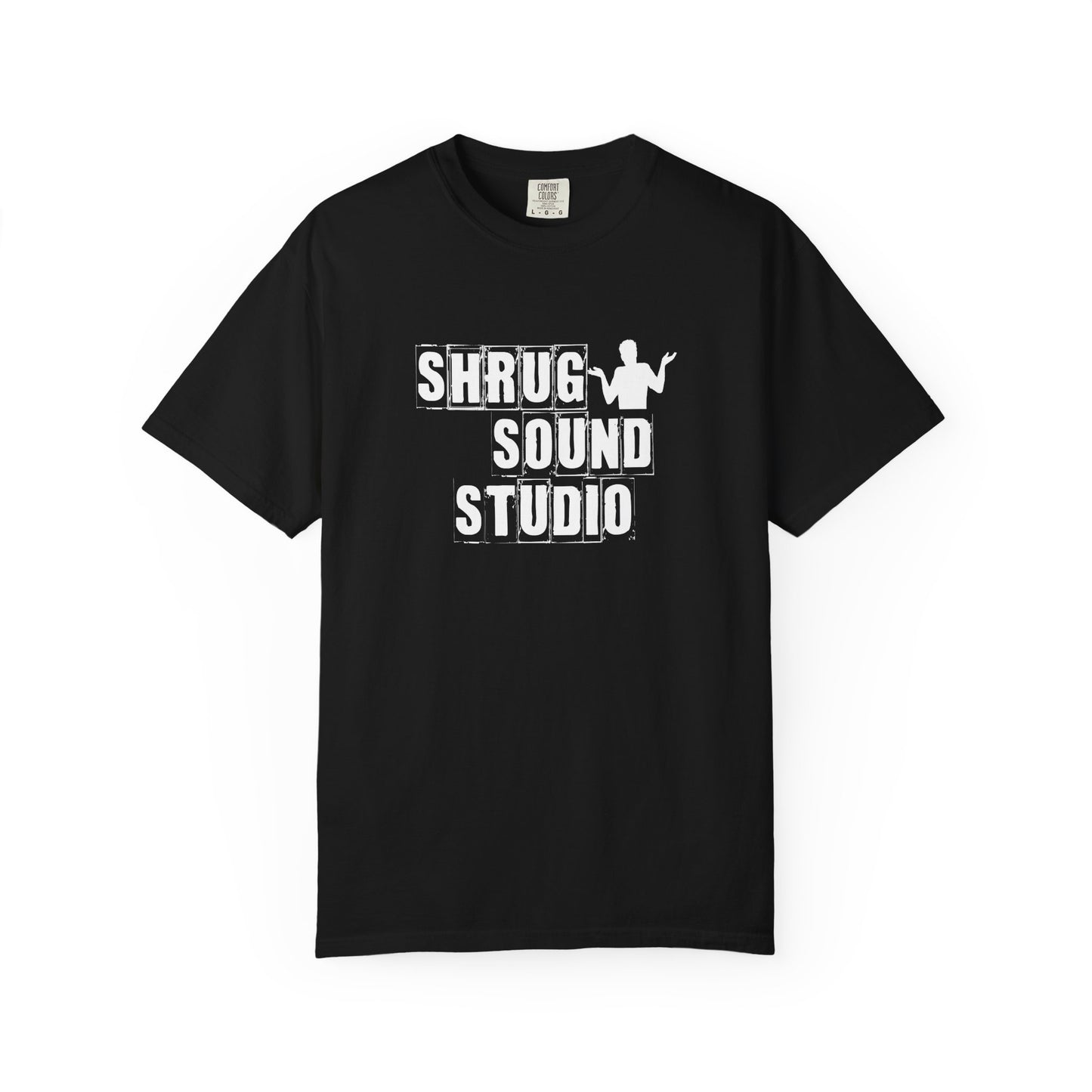 A1) Shrug Sound Studio - Unisex Garment-Dyed T-Shirt