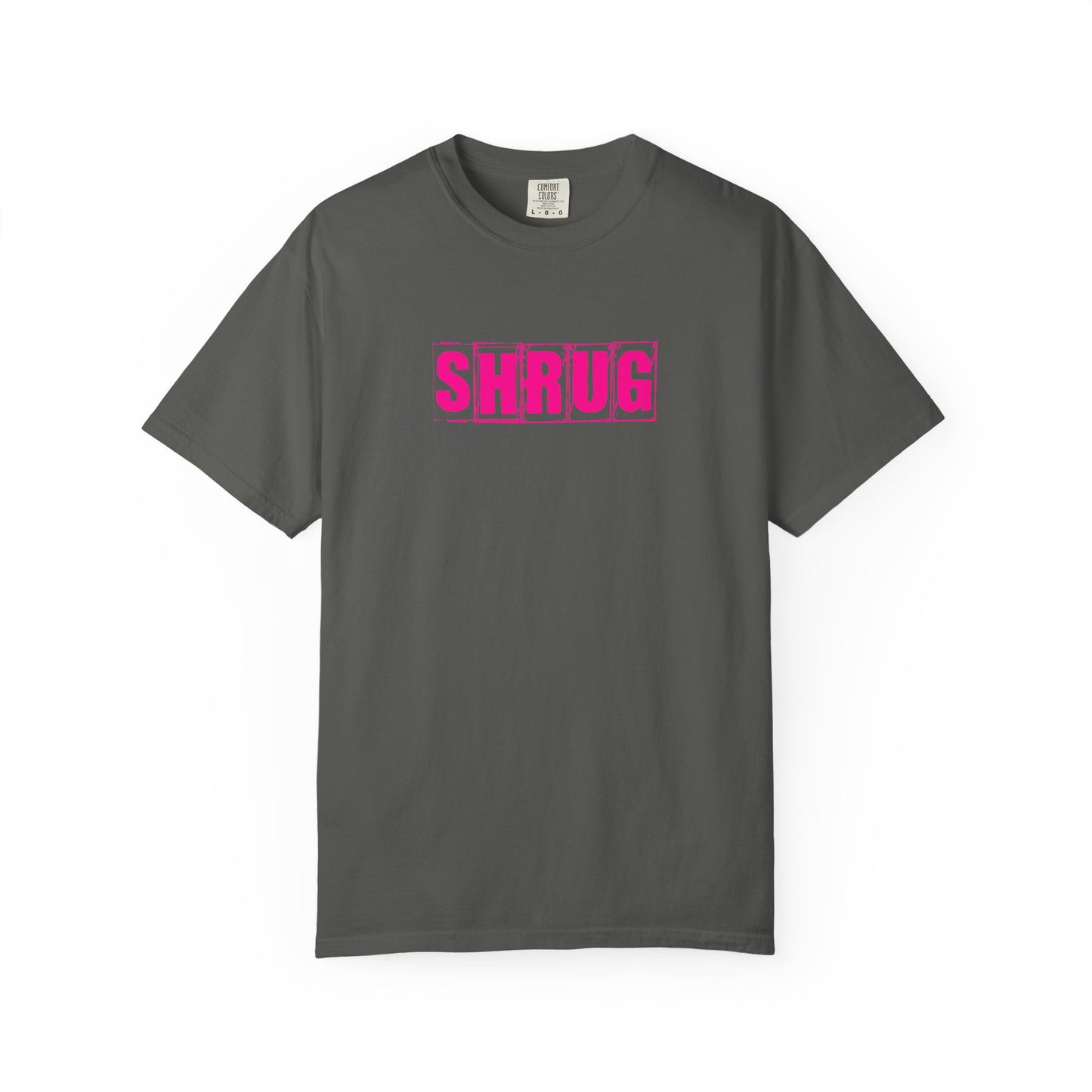 C6)  SHRUG Pink Print  T-Shirt