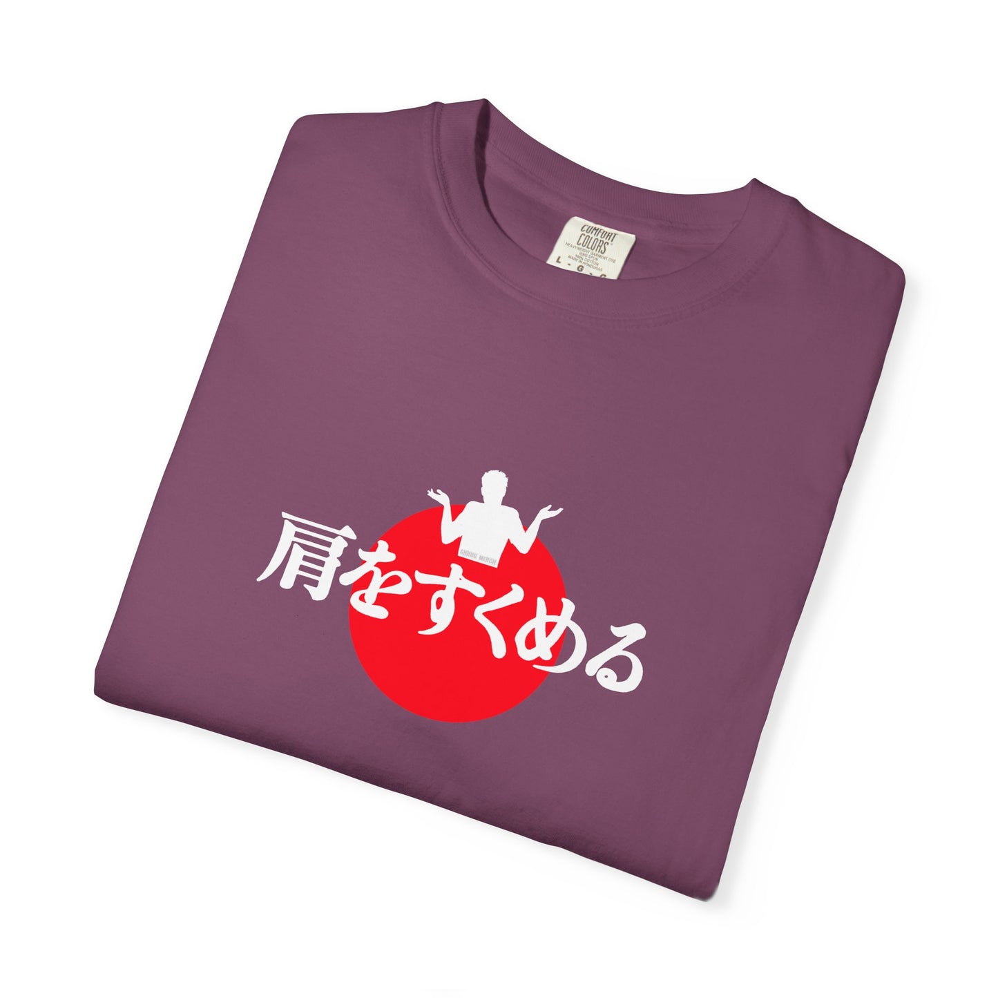 B8) Japanese Sunset Shrug - Shrug Graphic T-Shirt