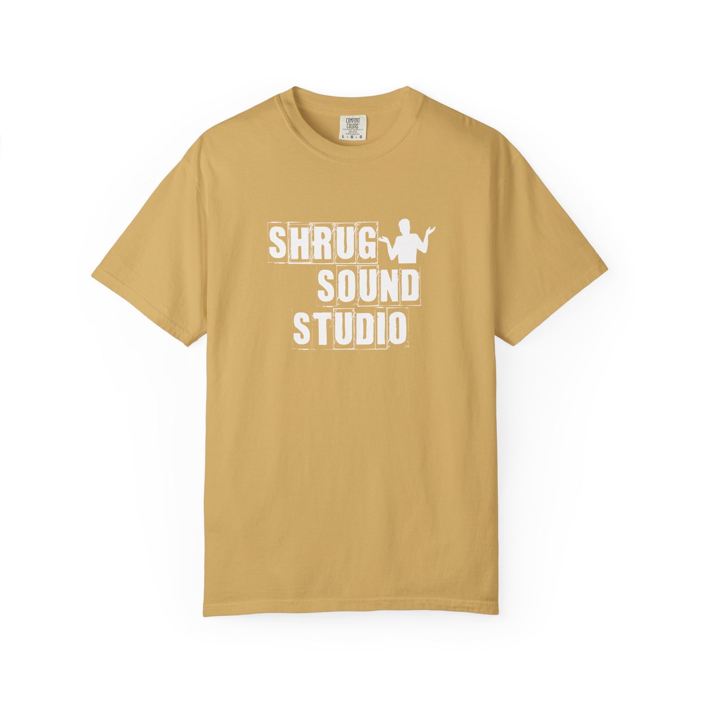 A1) Shrug Sound Studio - Unisex Garment-Dyed T-Shirt