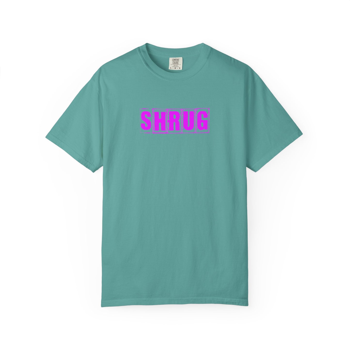 C5)  SHRUG Purple Print  T-shirt