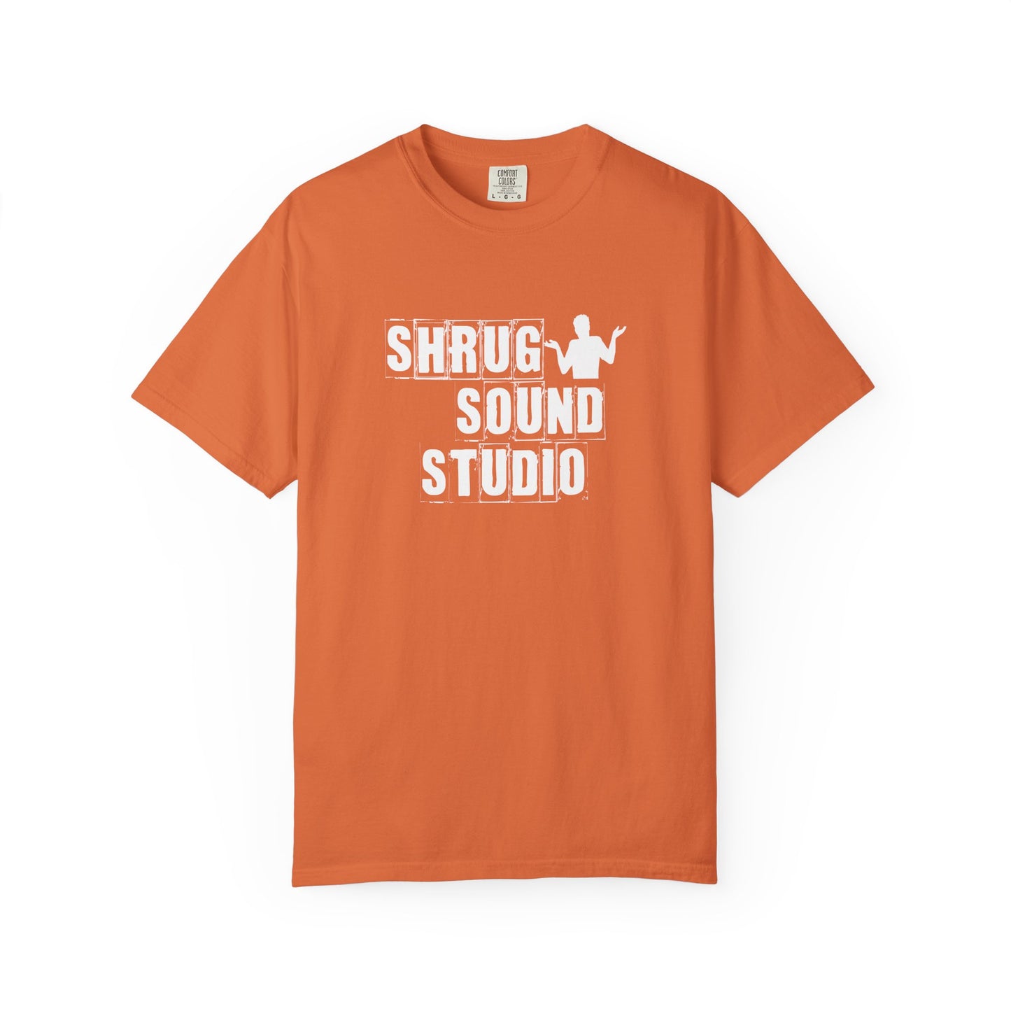A1) Shrug Sound Studio - Unisex Garment-Dyed T-Shirt