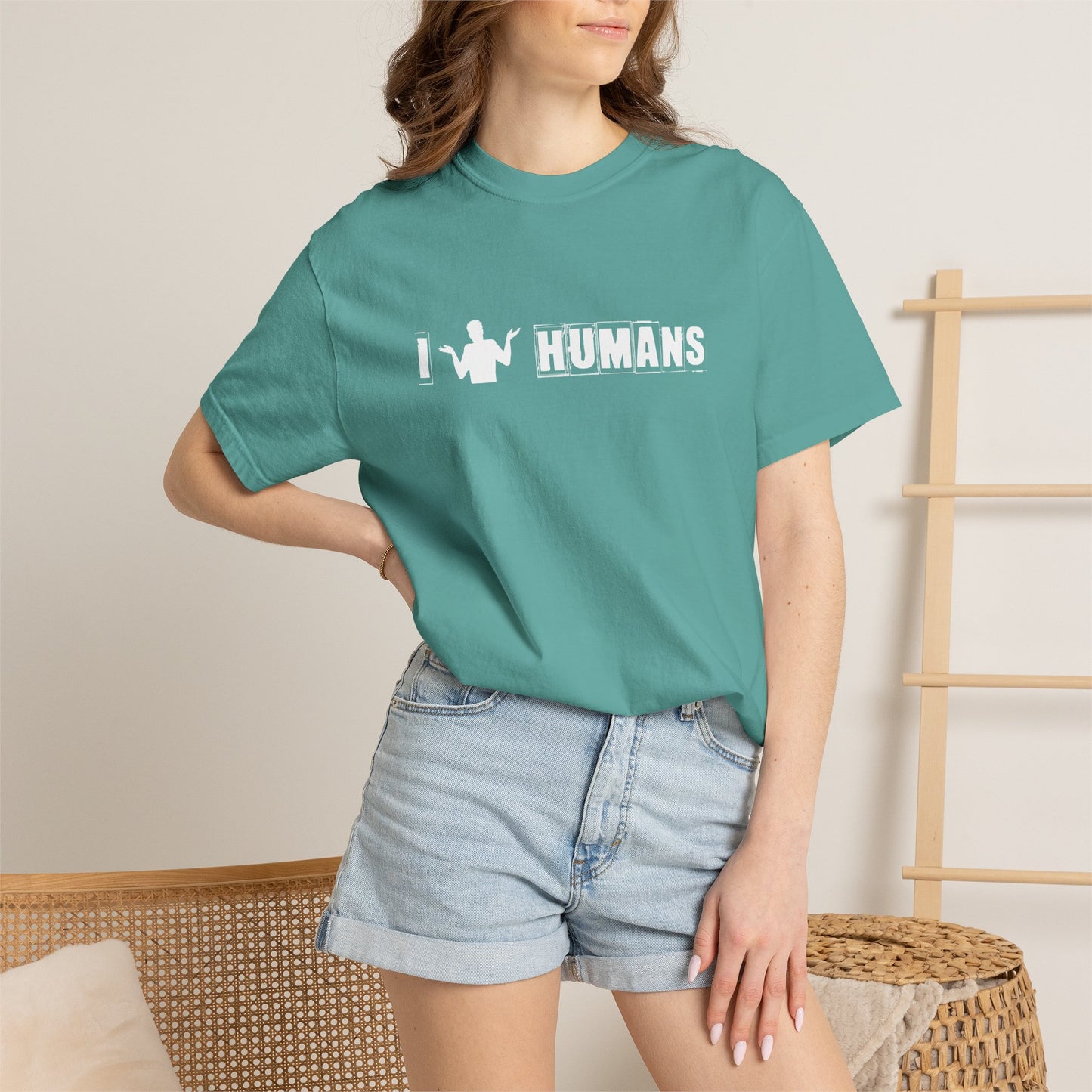 C1) I (Shrug) Humans T-Shirt