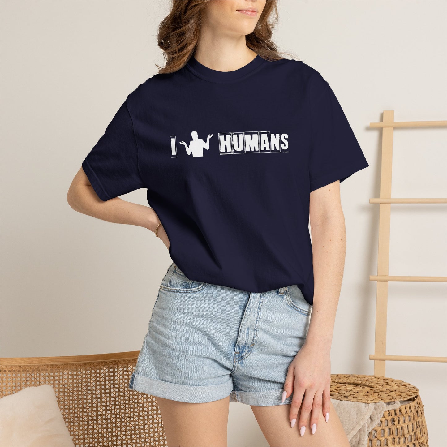 C1) I (Shrug) Humans T-Shirt