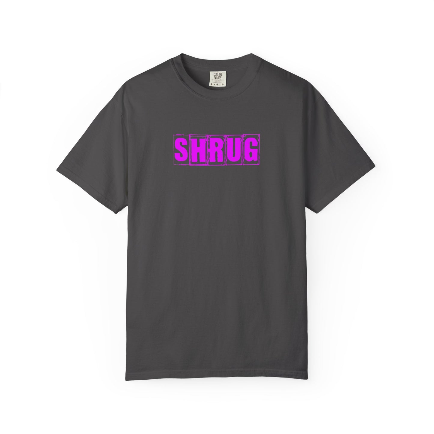 C5)  SHRUG Purple Print  T-shirt