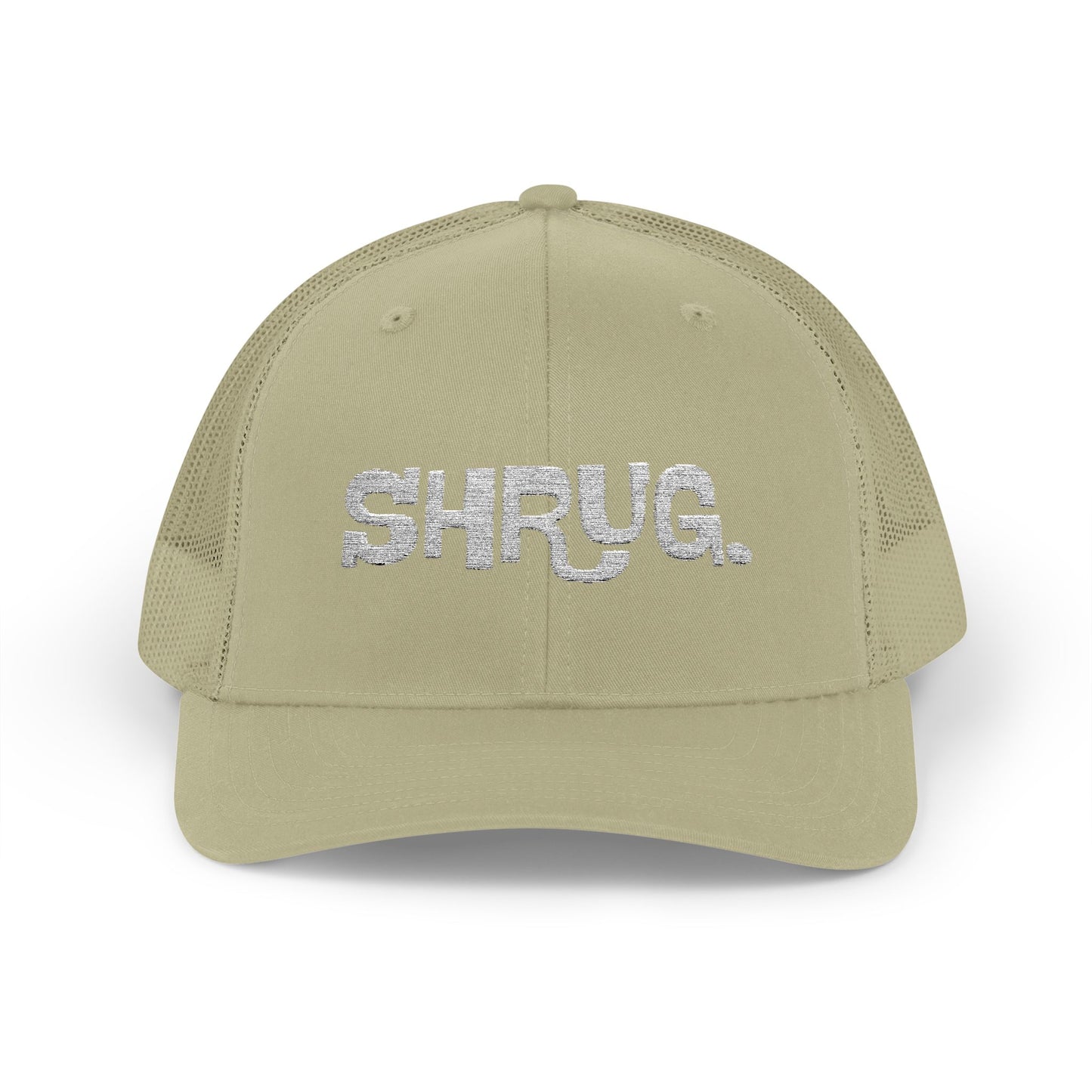 K) Shrug. Trucker Hat – Casual Snapback Mesh Cap