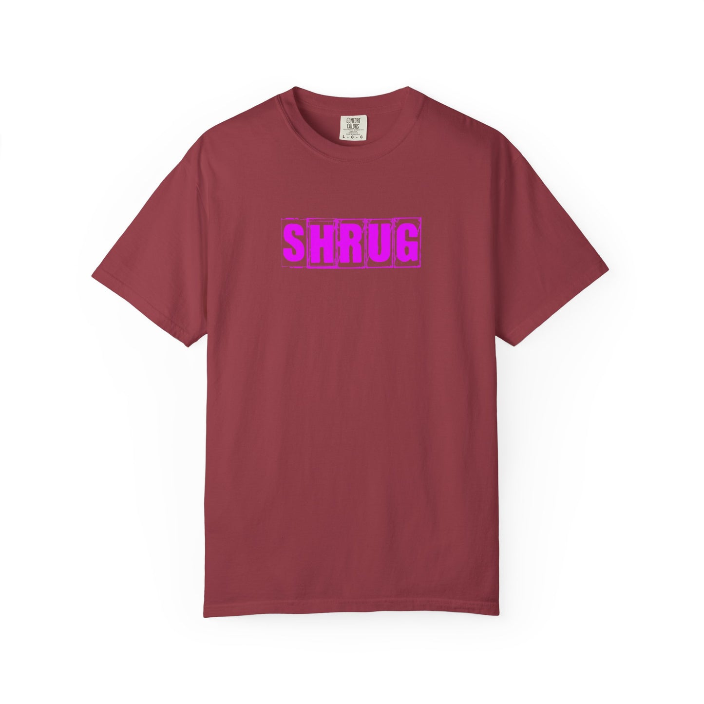 C5)  SHRUG Purple Print  T-shirt