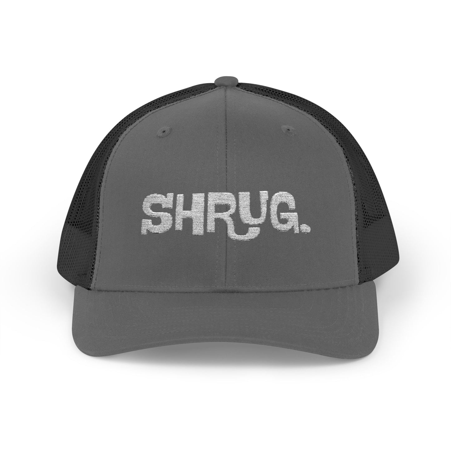 K) Shrug. Trucker Hat – Casual Snapback Mesh Cap