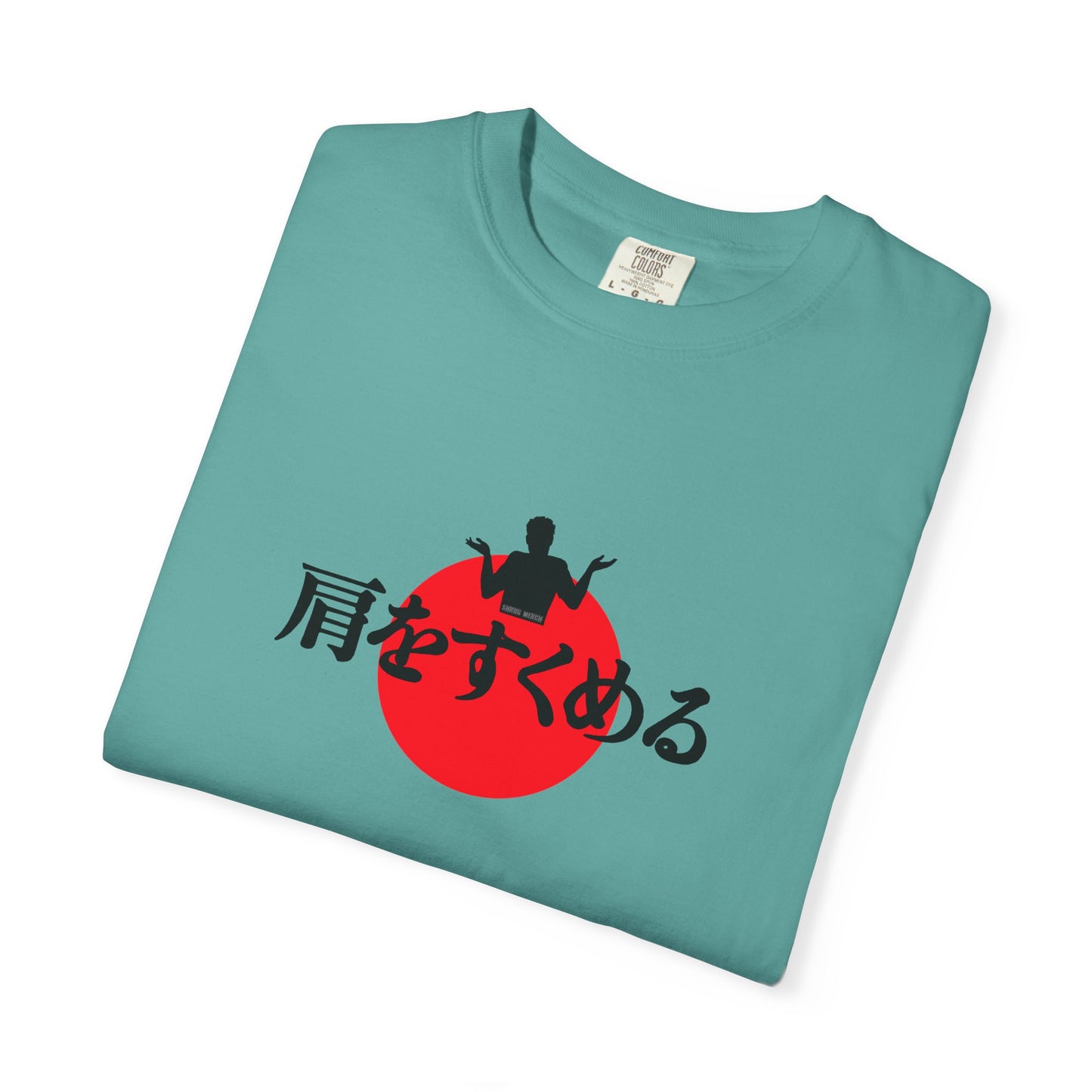 B7) Japanese Sunset Shrug T-Shirt