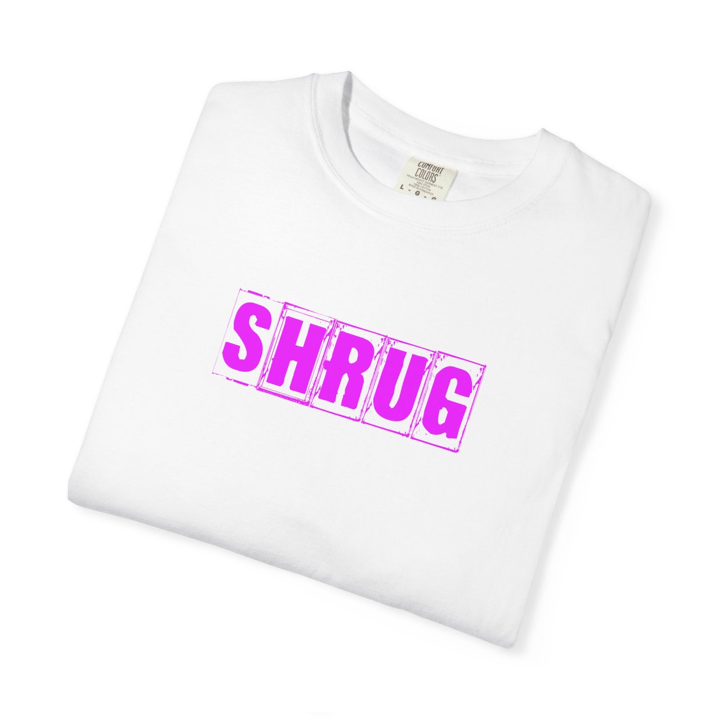 C5)  SHRUG Purple Print  T-shirt