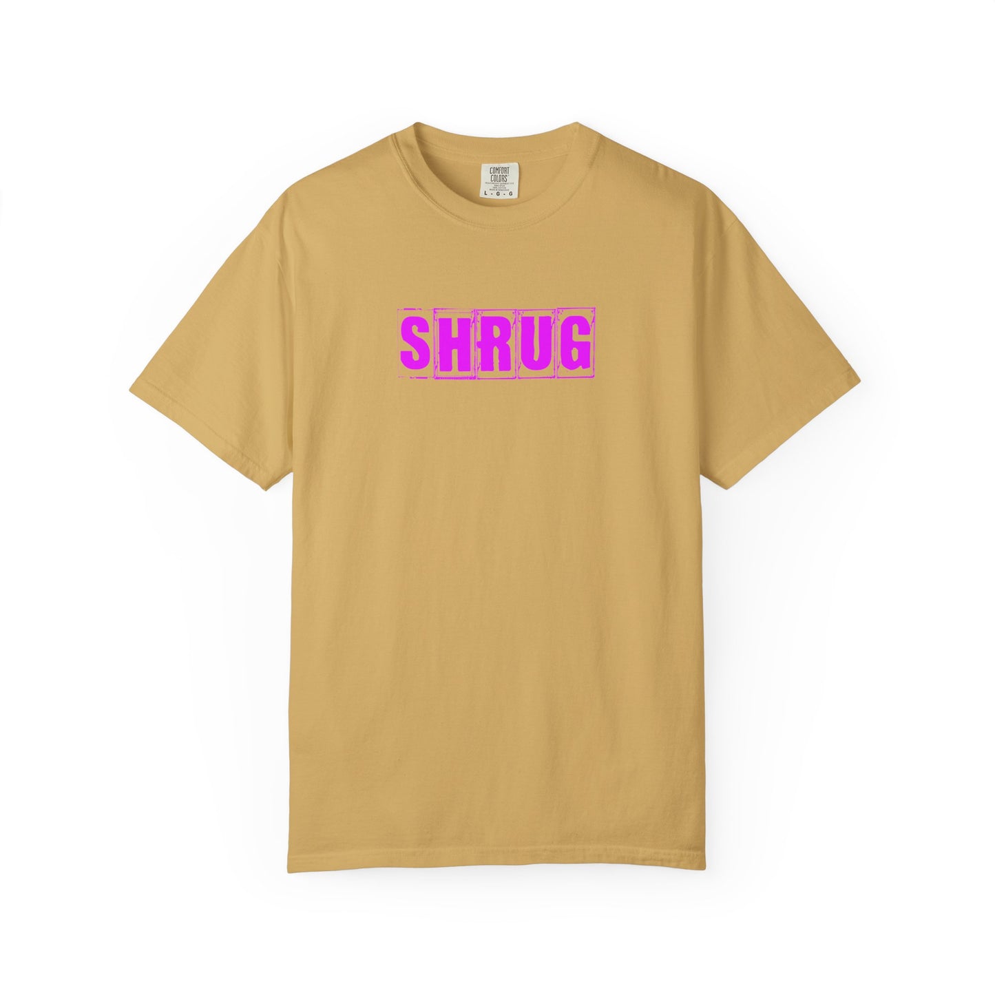 C5)  SHRUG Purple Print  T-shirt