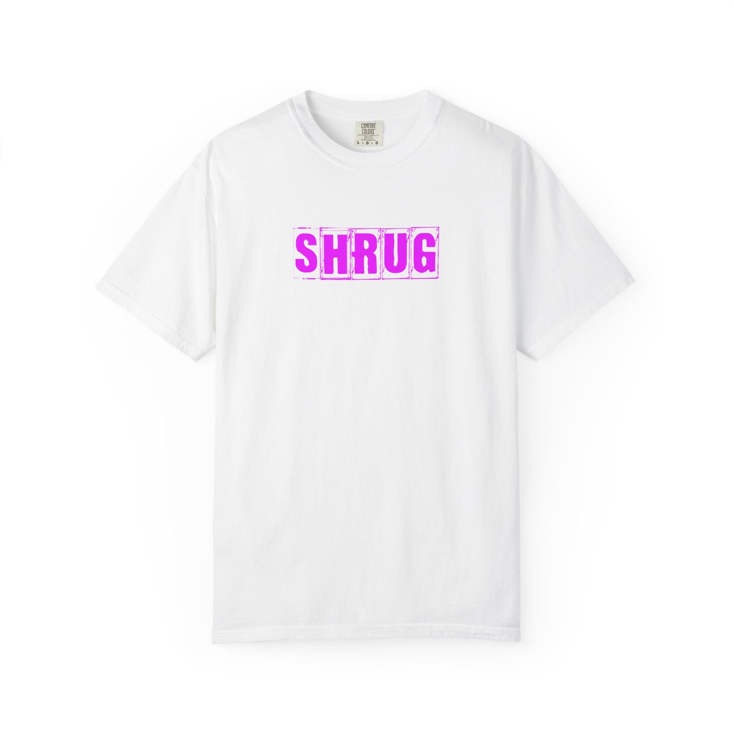C5)  SHRUG Purple Print  T-shirt