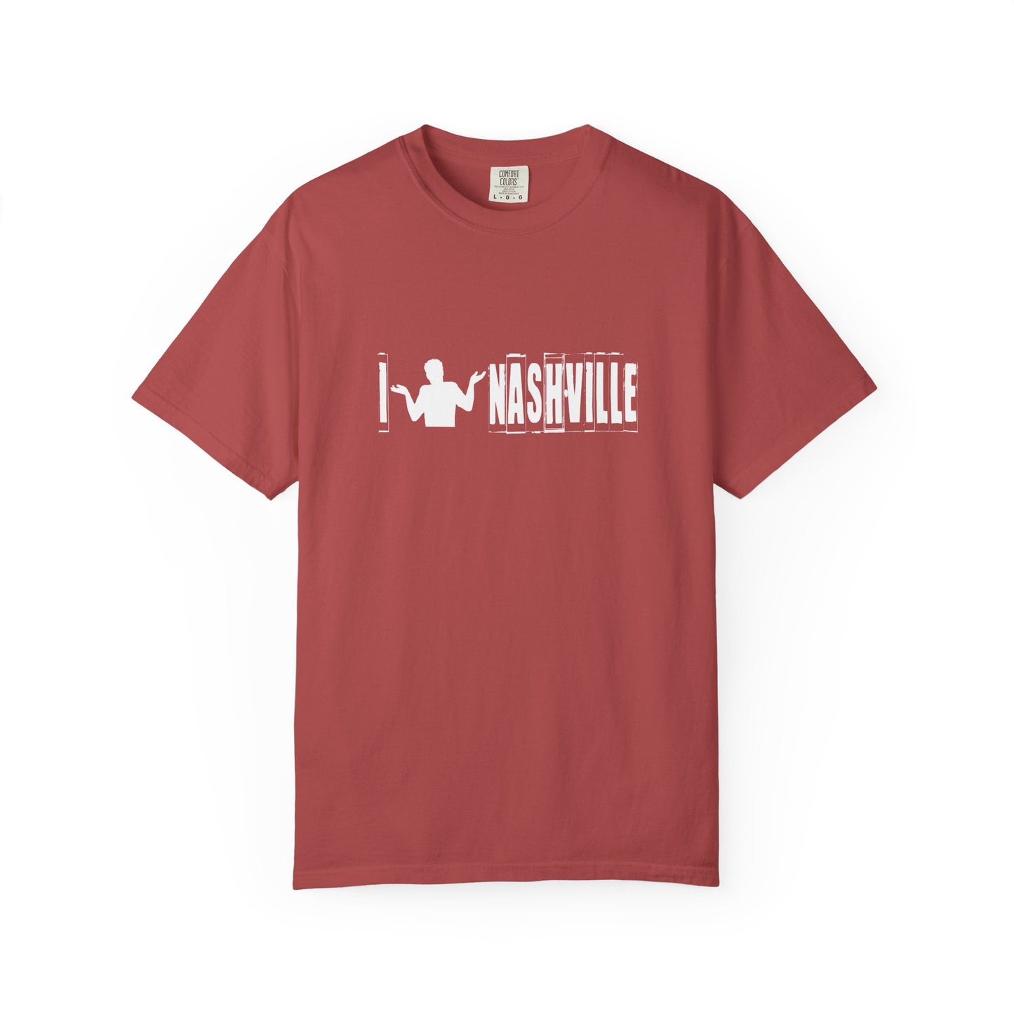B6)  I Shrug Nashville - Unisex Garment-Dyed T-Shirt