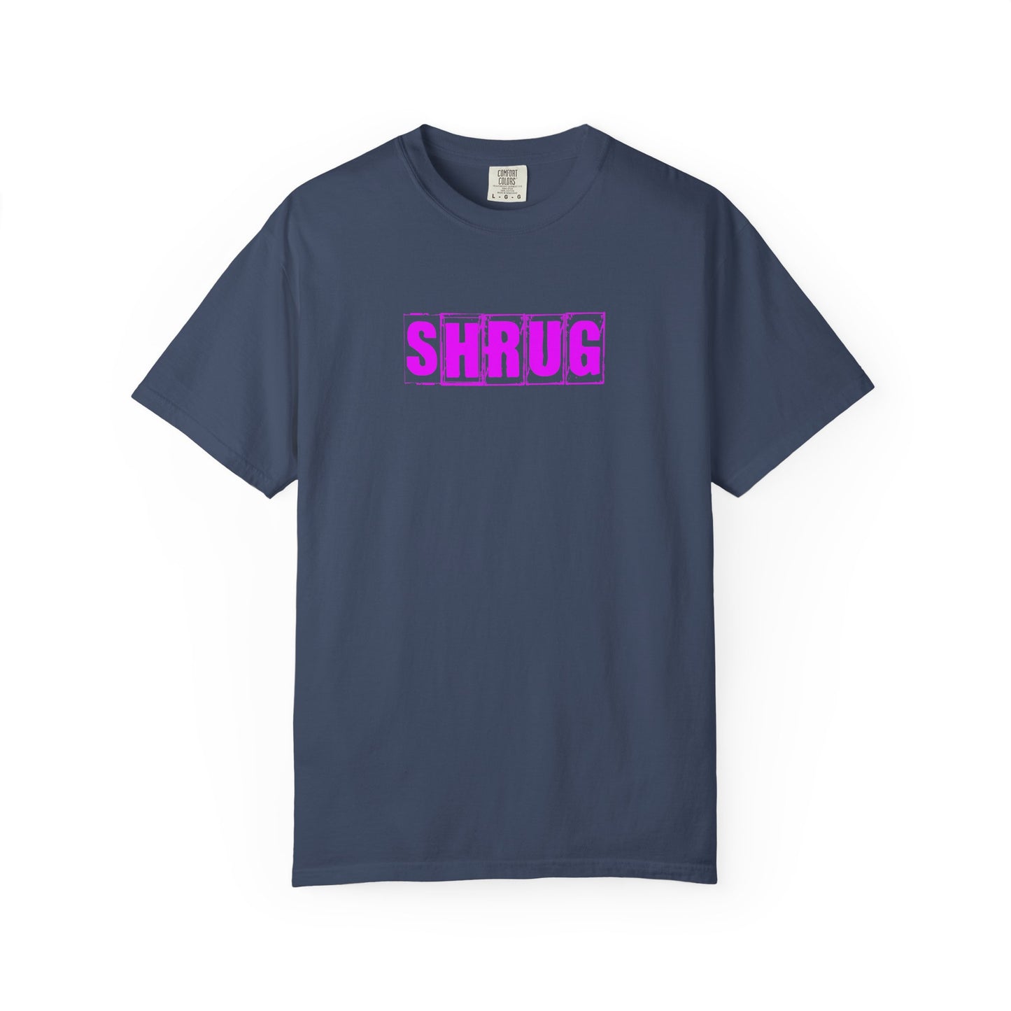 C5)  SHRUG Purple Print  T-shirt