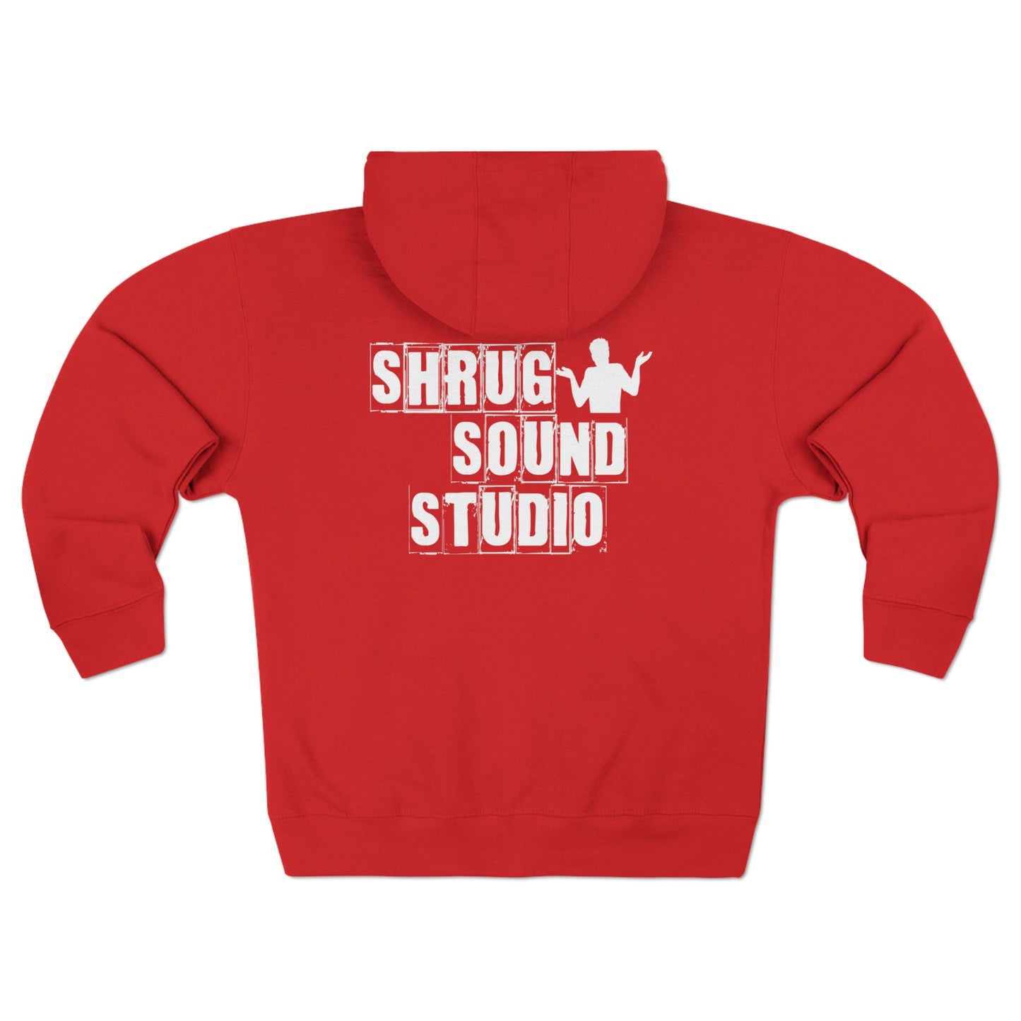 Shrug Sound Studio Unisex Premium Full Zip Hoodie