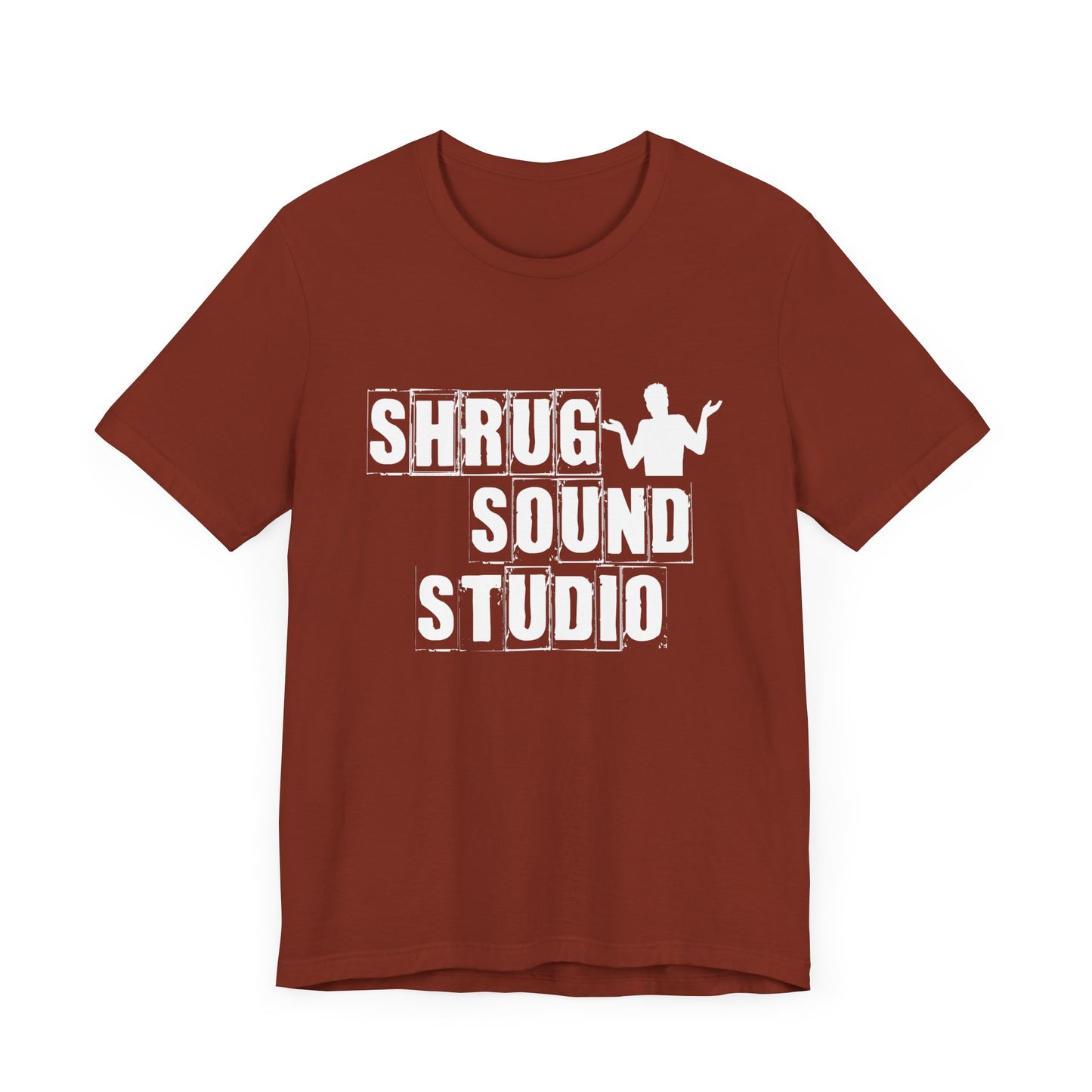 SHRUG SOUND STUDIO Unisex Jersey Short Sleeve Tee