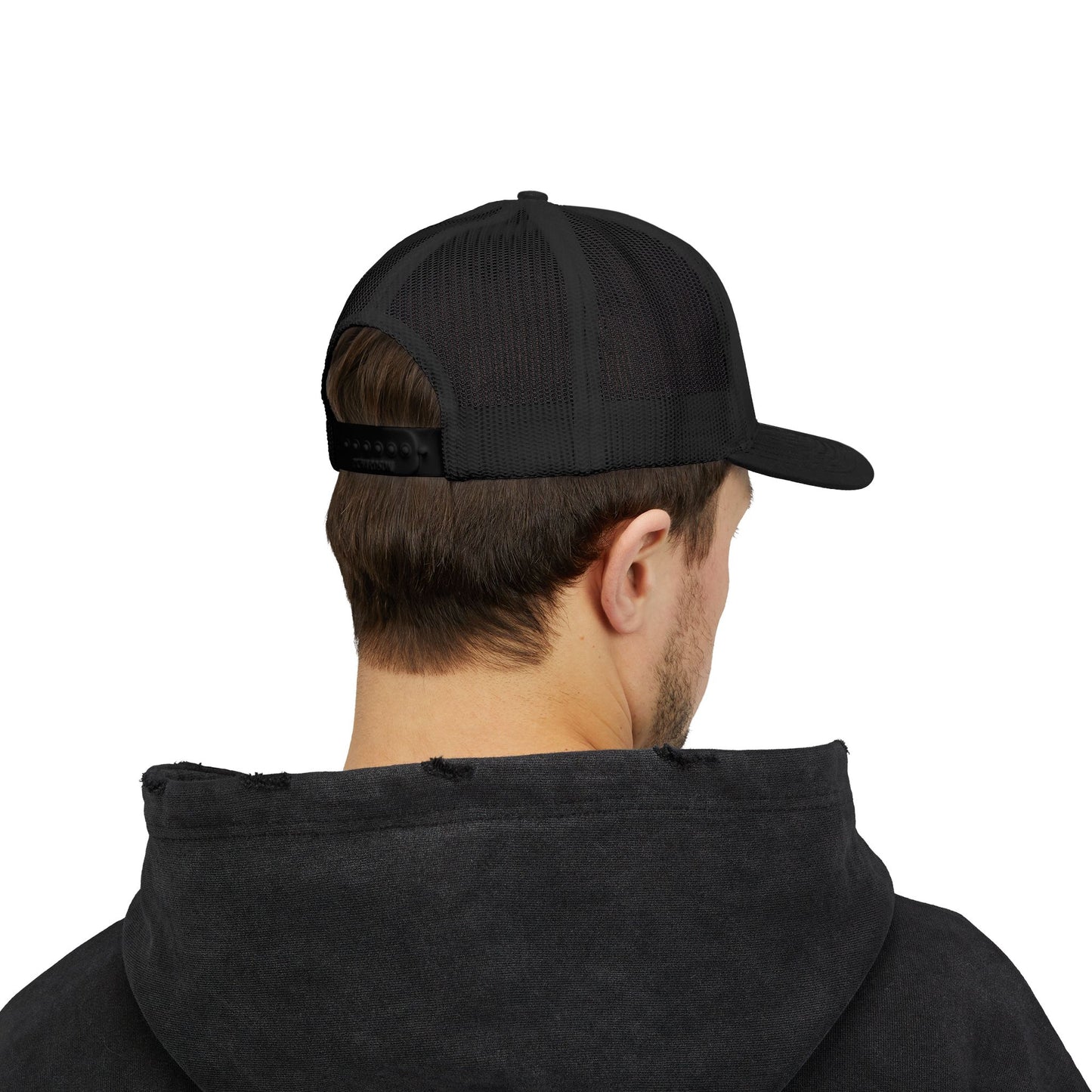 K) Shrug. Trucker Hat – Casual Snapback Mesh Cap