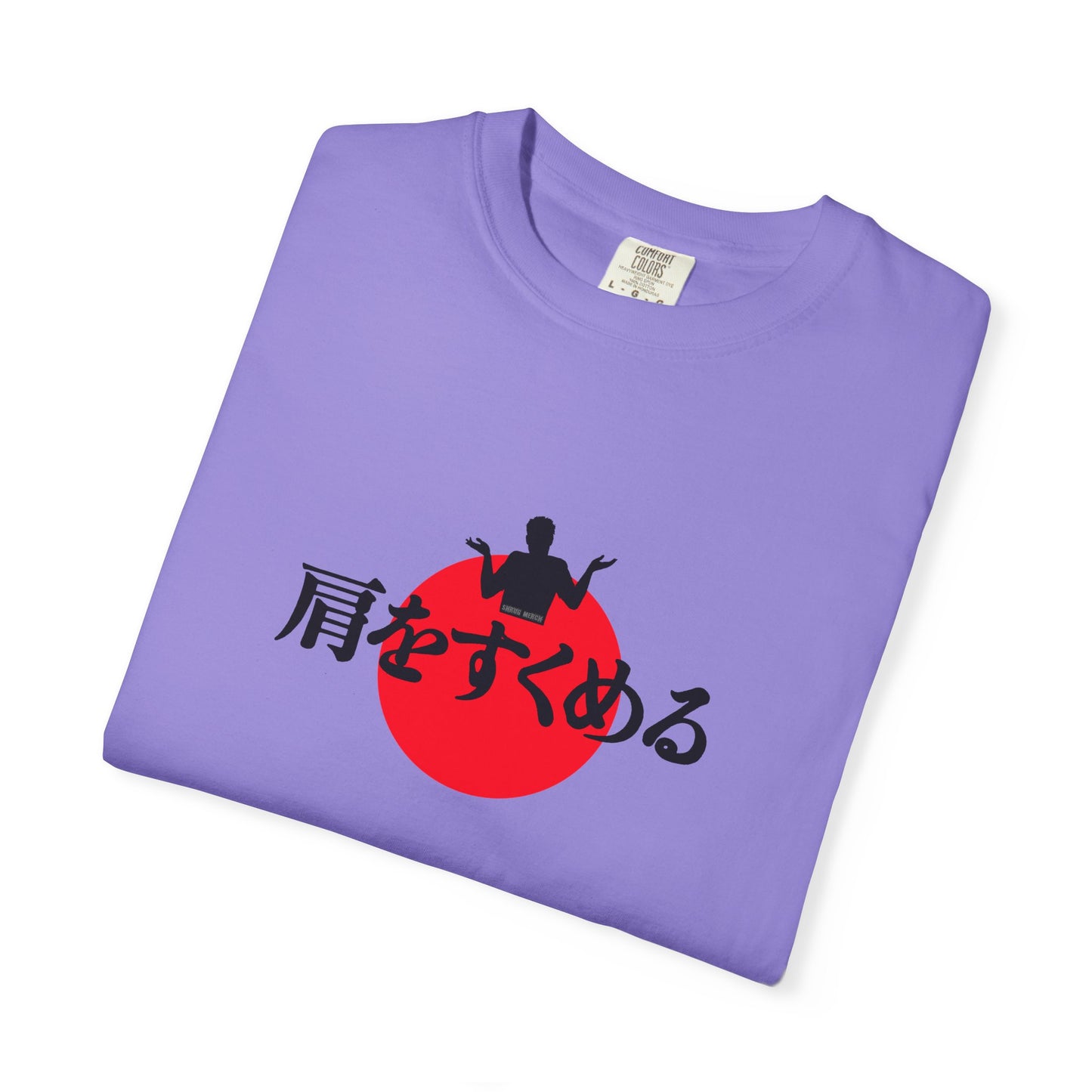 B7) Japanese Sunset Shrug T-Shirt