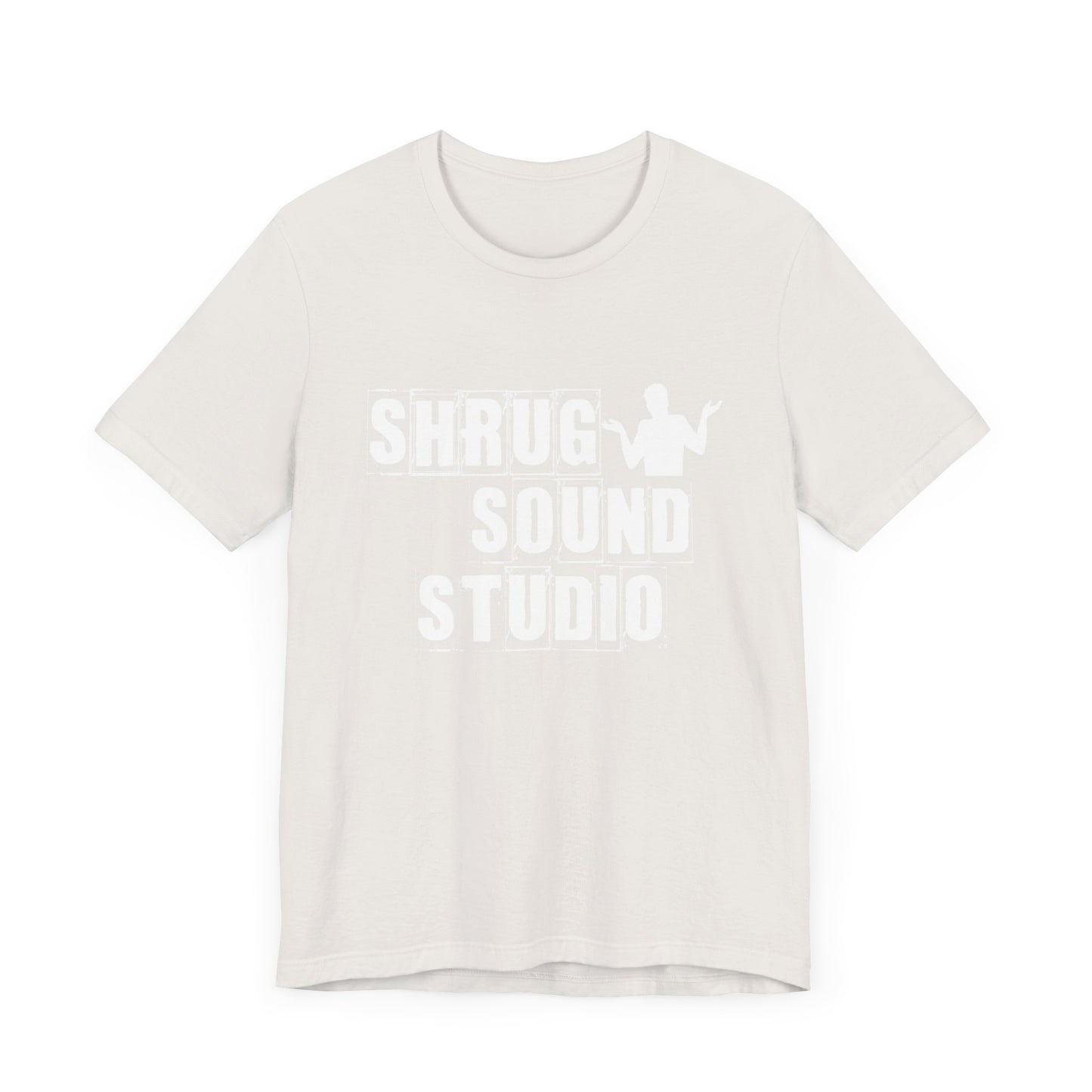 SHRUG SOUND STUDIO Unisex Jersey Short Sleeve Tee