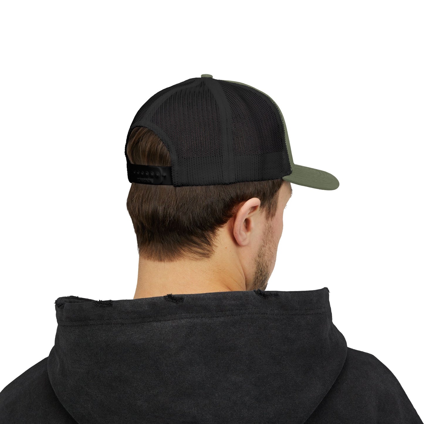 K) Shrug. Trucker Hat – Casual Snapback Mesh Cap