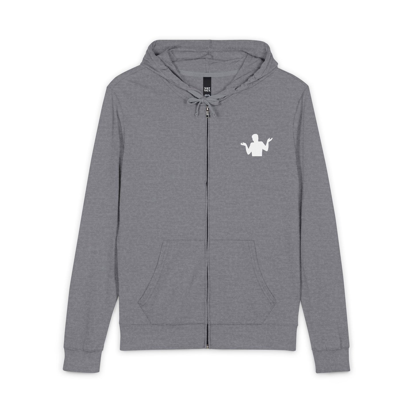 B1) SHRUGGER - Lightweight Full-Zip Hoodie