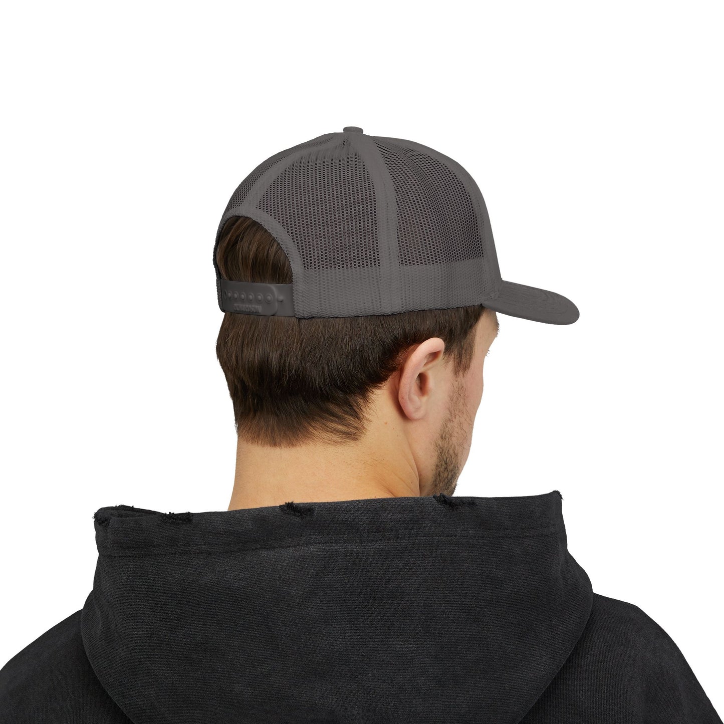 K) Shrug. Trucker Hat – Casual Snapback Mesh Cap