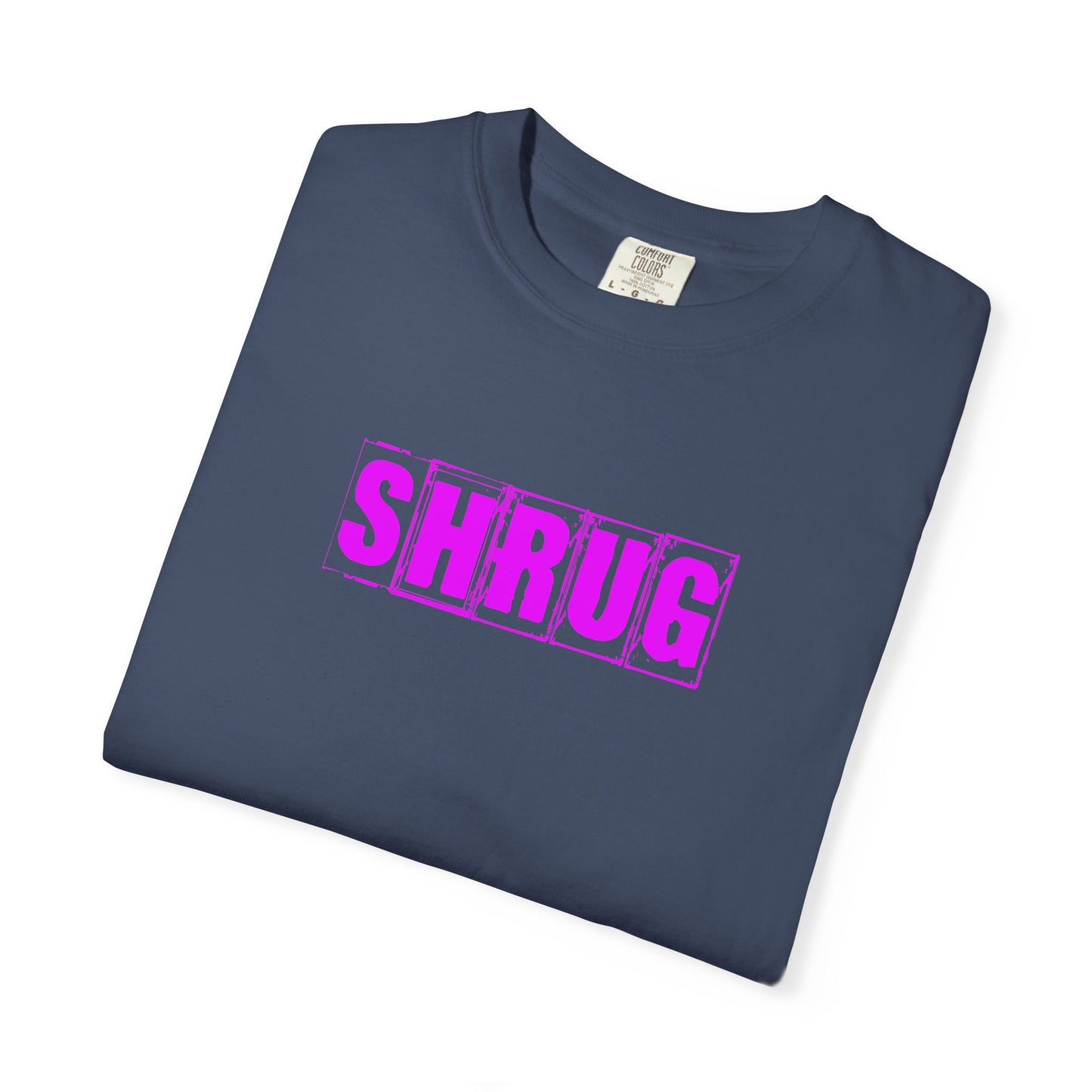 C5)  SHRUG Purple Print  T-shirt